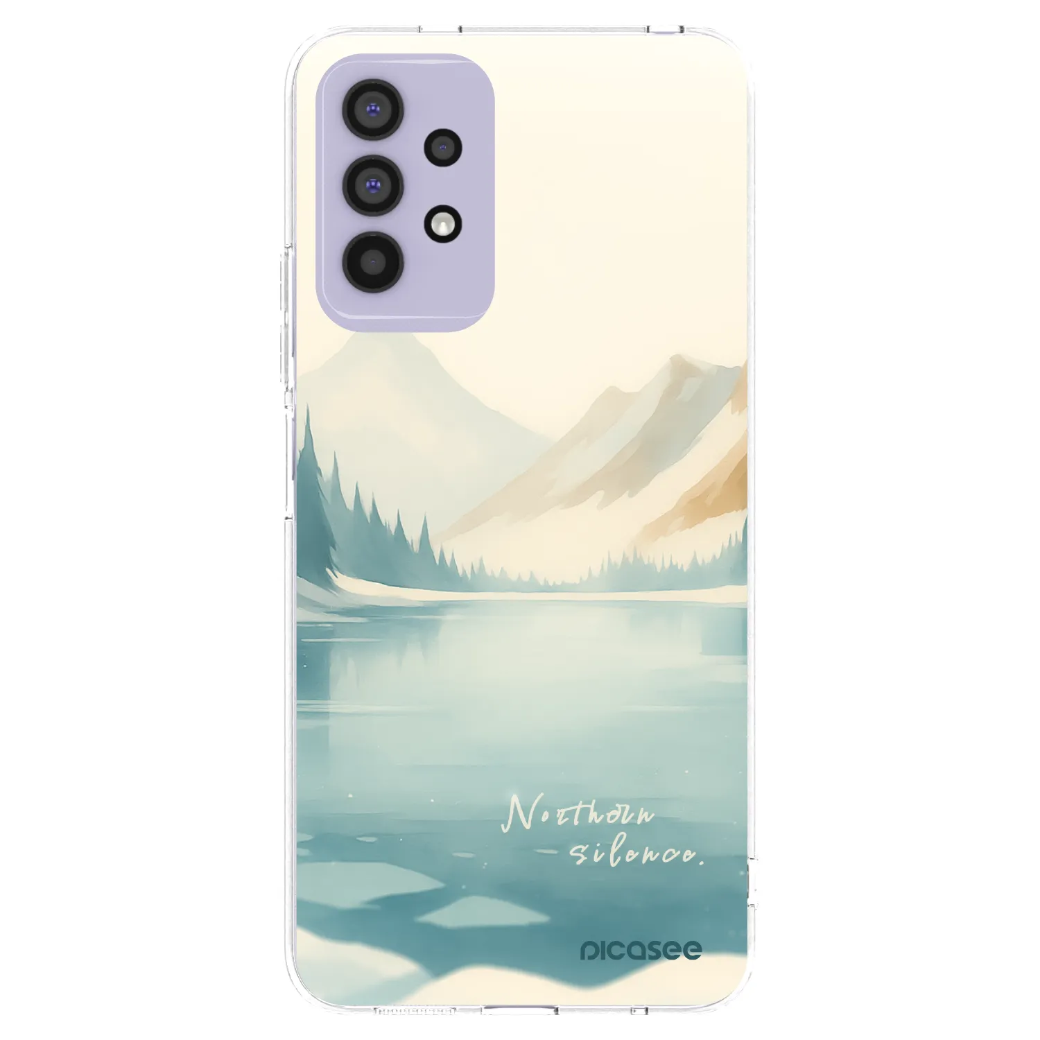 Picasee silikónový prehľadný obal pre Samsung Galaxy A32 4G SM-A325F - NOTHERN SILENCE