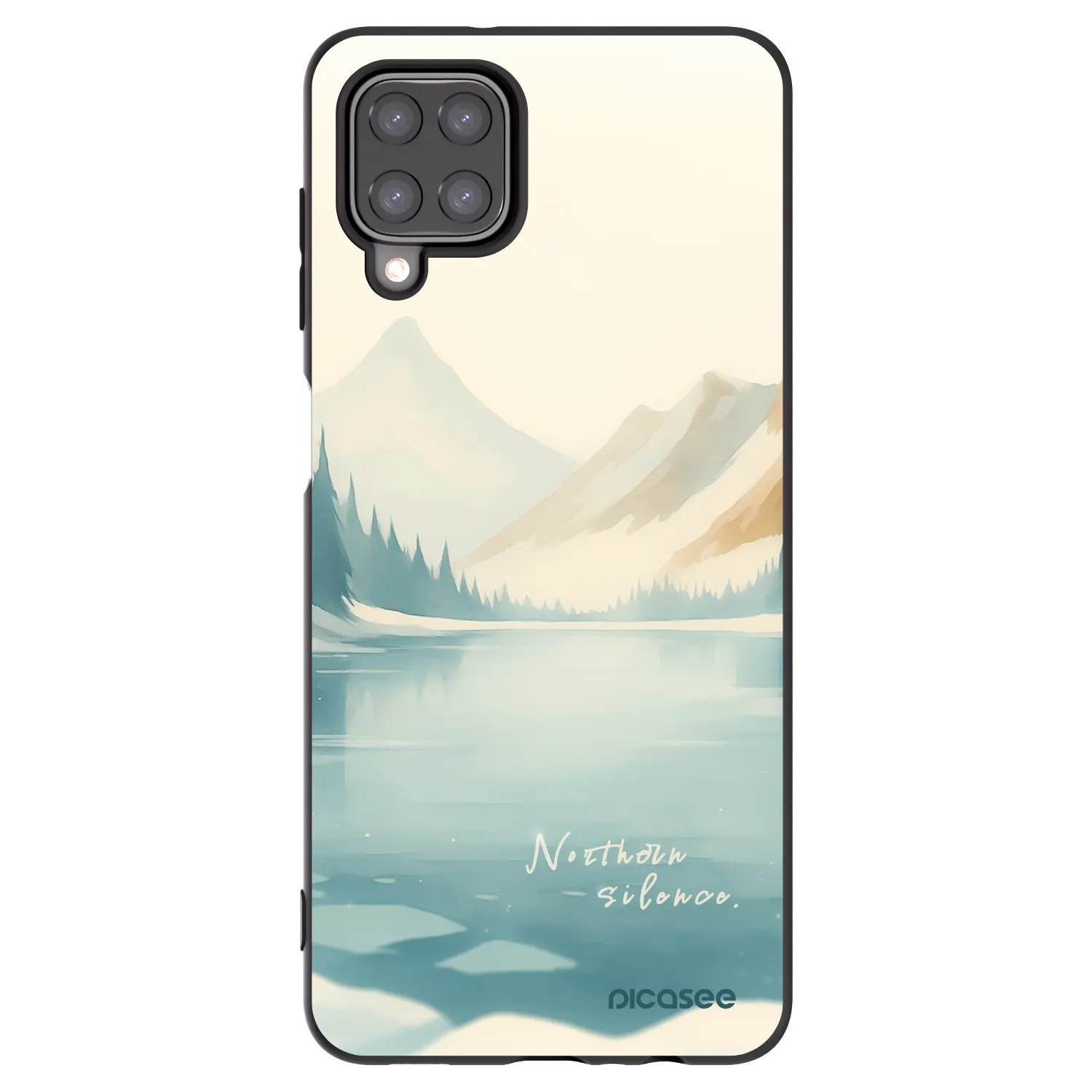 Picasee silikónový čierny obal pre Samsung Galaxy M12 M127F - NOTHERN SILENCE