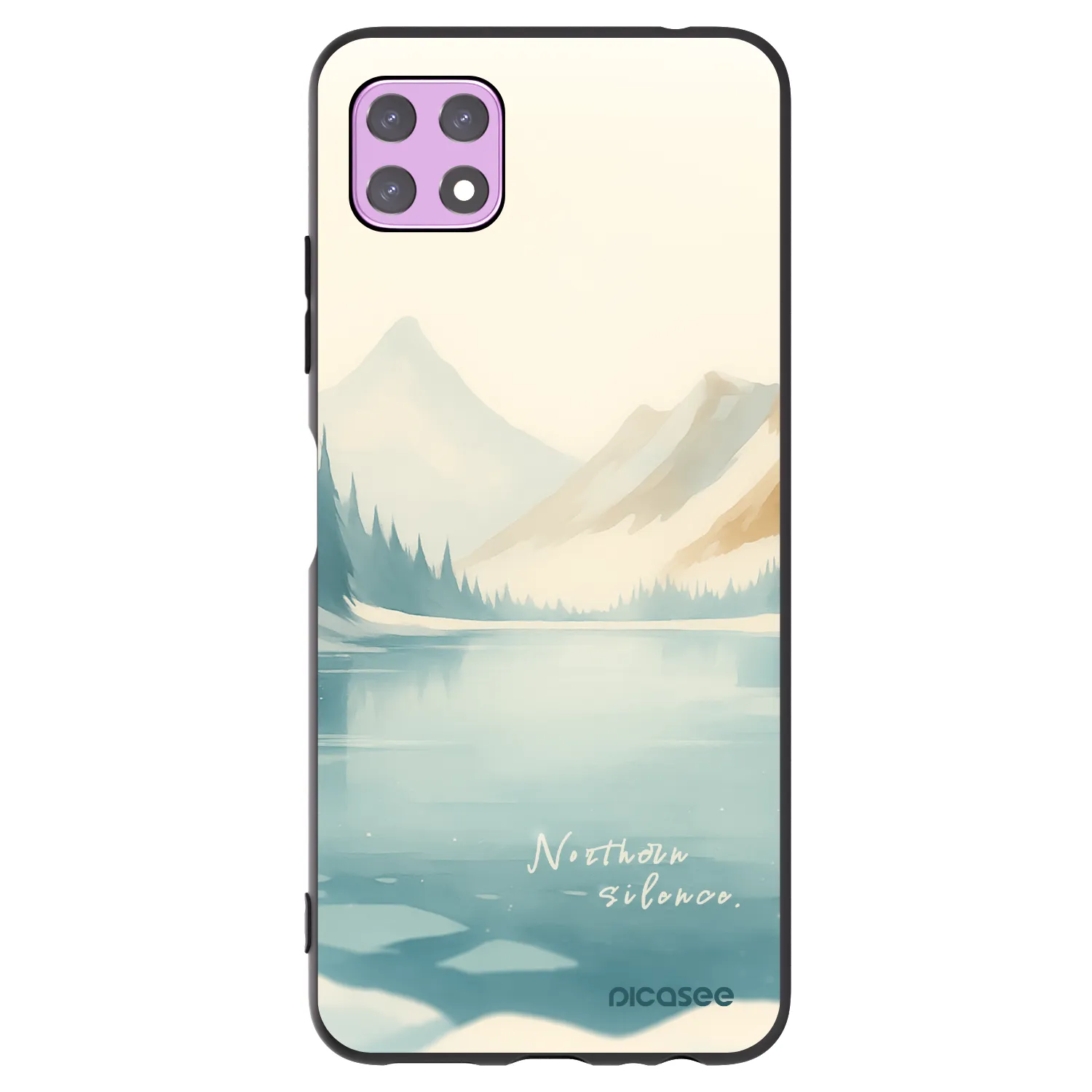 Picasee silikónový čierny obal pre Samsung Galaxy A22 A226B 5G - NOTHERN SILENCE