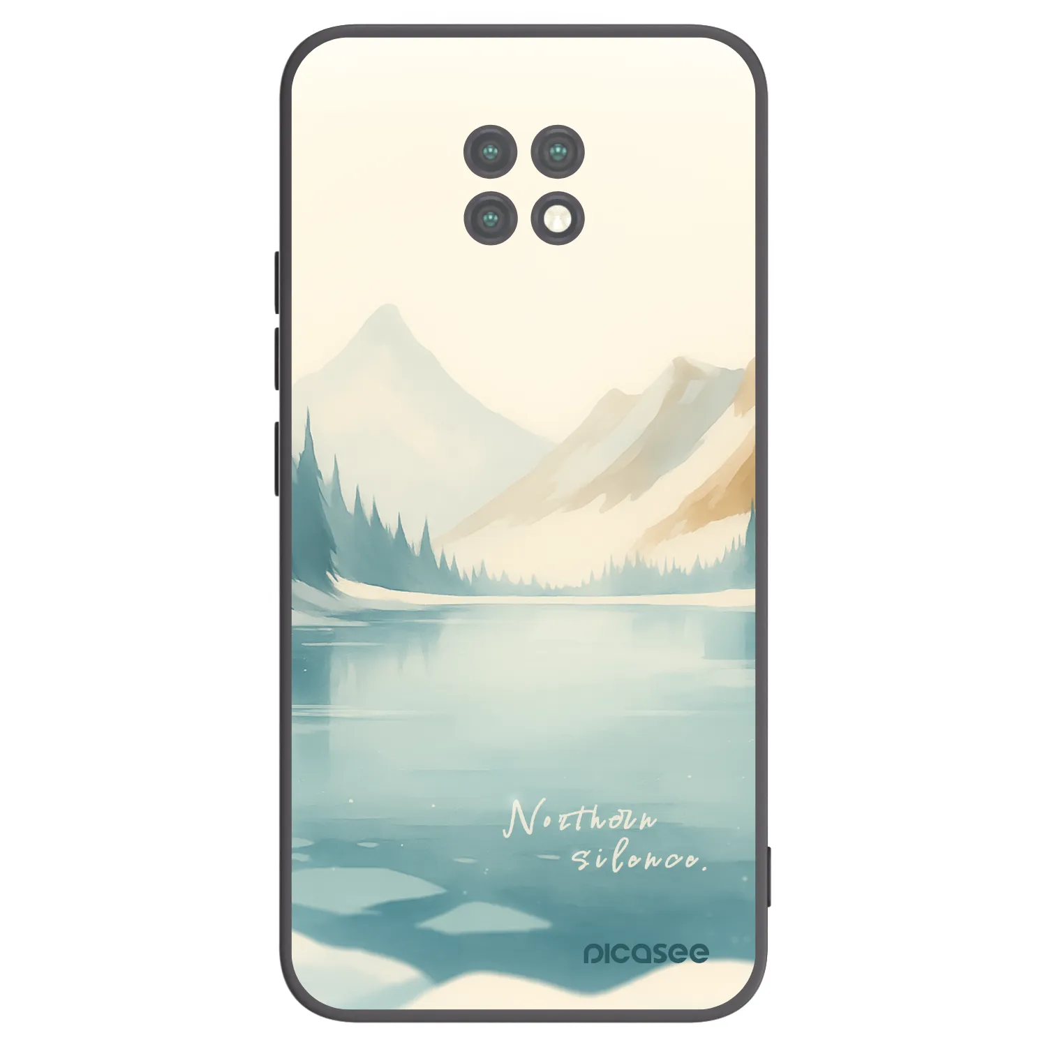 Picasee silikónový čierny obal pre Xiaomi Redmi Note 9T - NOTHERN SILENCE