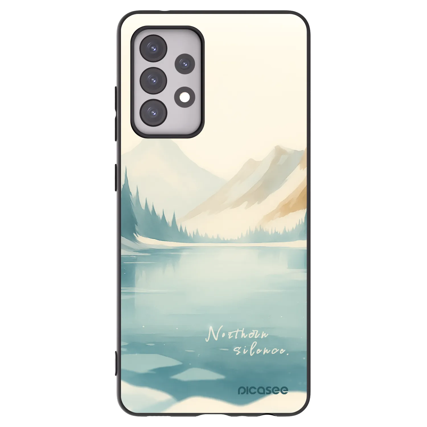 Picasee silikónový čierny obal pre Samsung Galaxy A52s 5G A528B - NOTHERN SILENCE