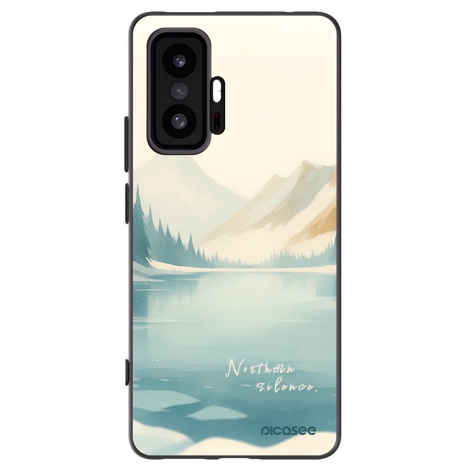 Picasee silikónový čierny obal pre Xiaomi 11T - NOTHERN SILENCE