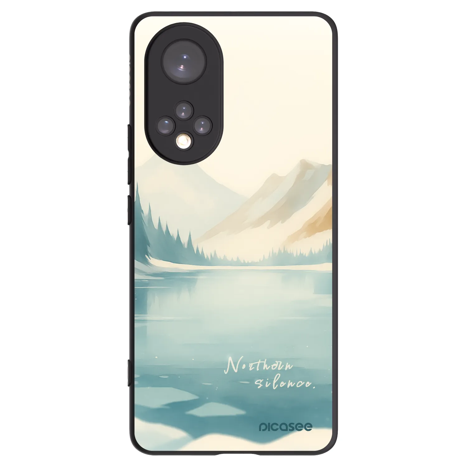 Picasee silikónový čierny obal pre Huawei Nova 9 - NOTHERN SILENCE