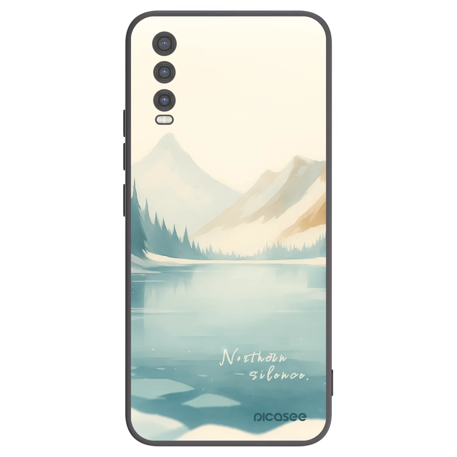 Picasee silikónový čierny obal pre Vivo Y20s - NOTHERN SILENCE