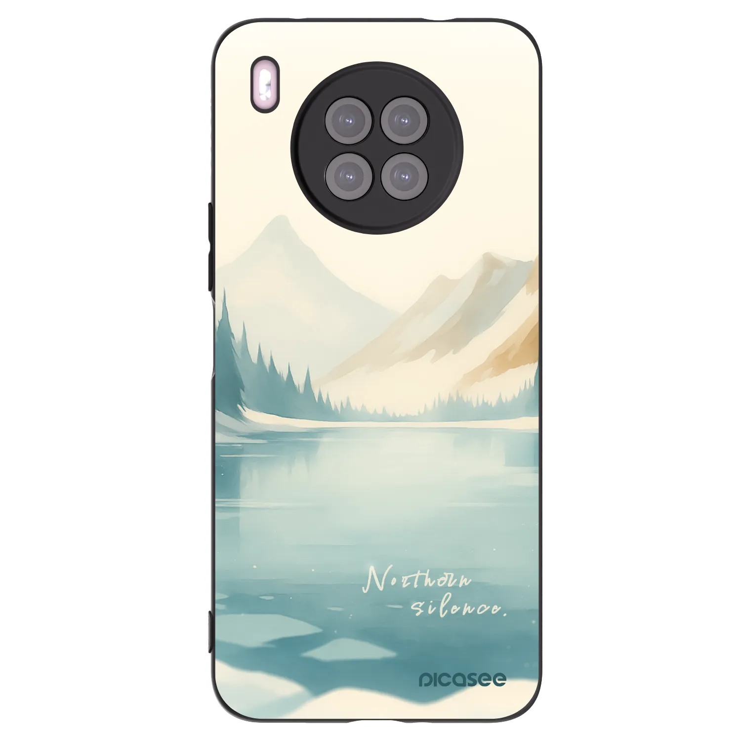 Picasee silikónový čierny obal pre Huawei Nova 8i - NOTHERN SILENCE