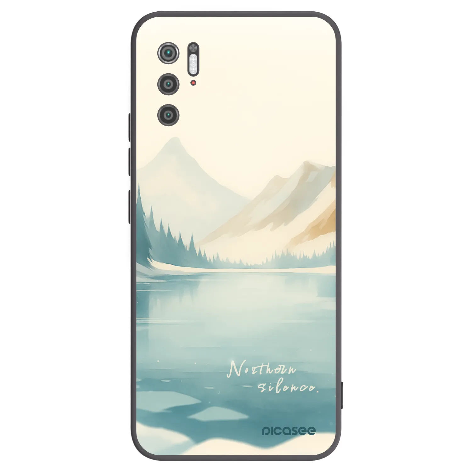 Picasee silikónový čierny obal pre Xiaomi Poco M3 Pro 5G - NOTHERN SILENCE