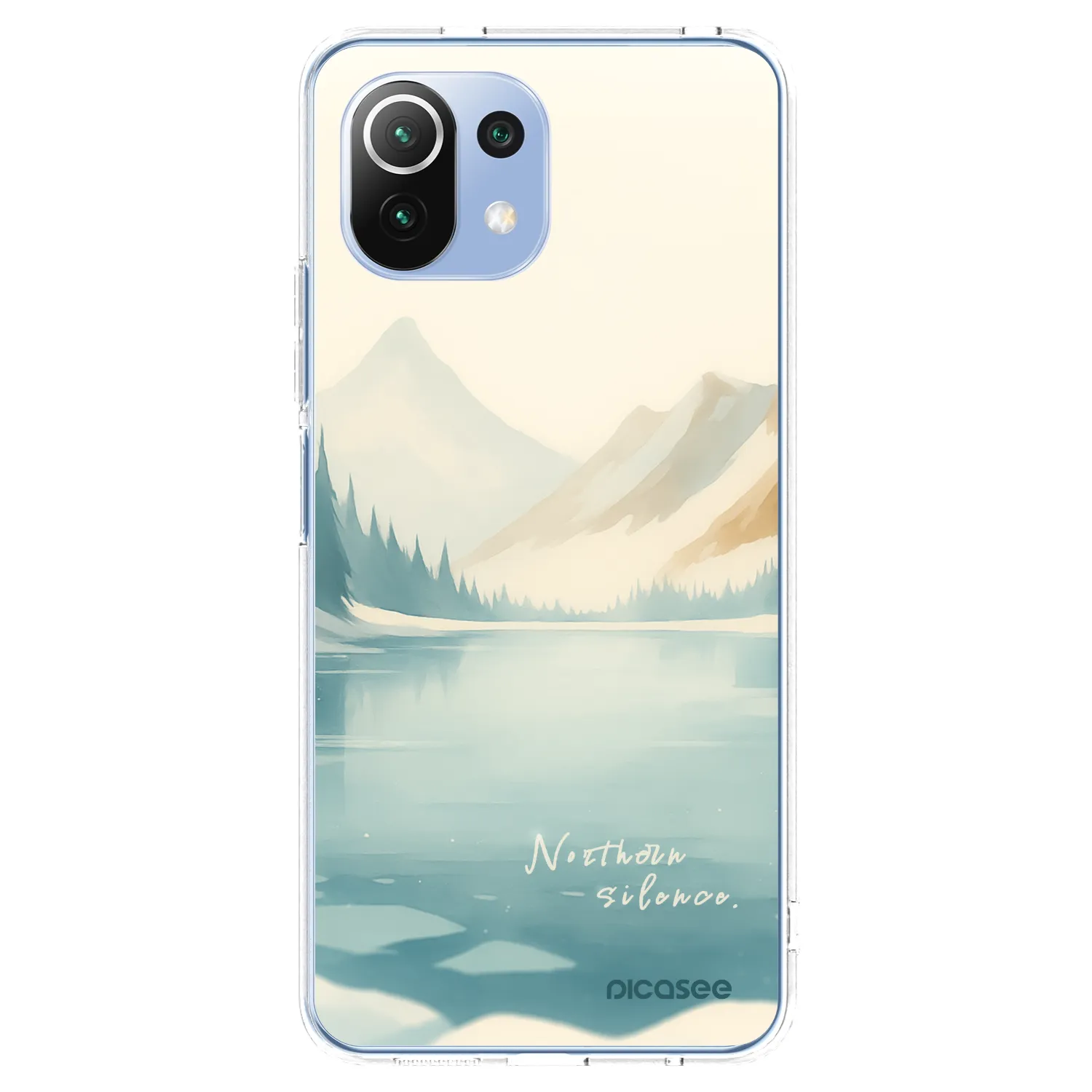 Picasee silikónový prehľadný obal pre Xiaomi 11 Lite 5G NE - NOTHERN SILENCE