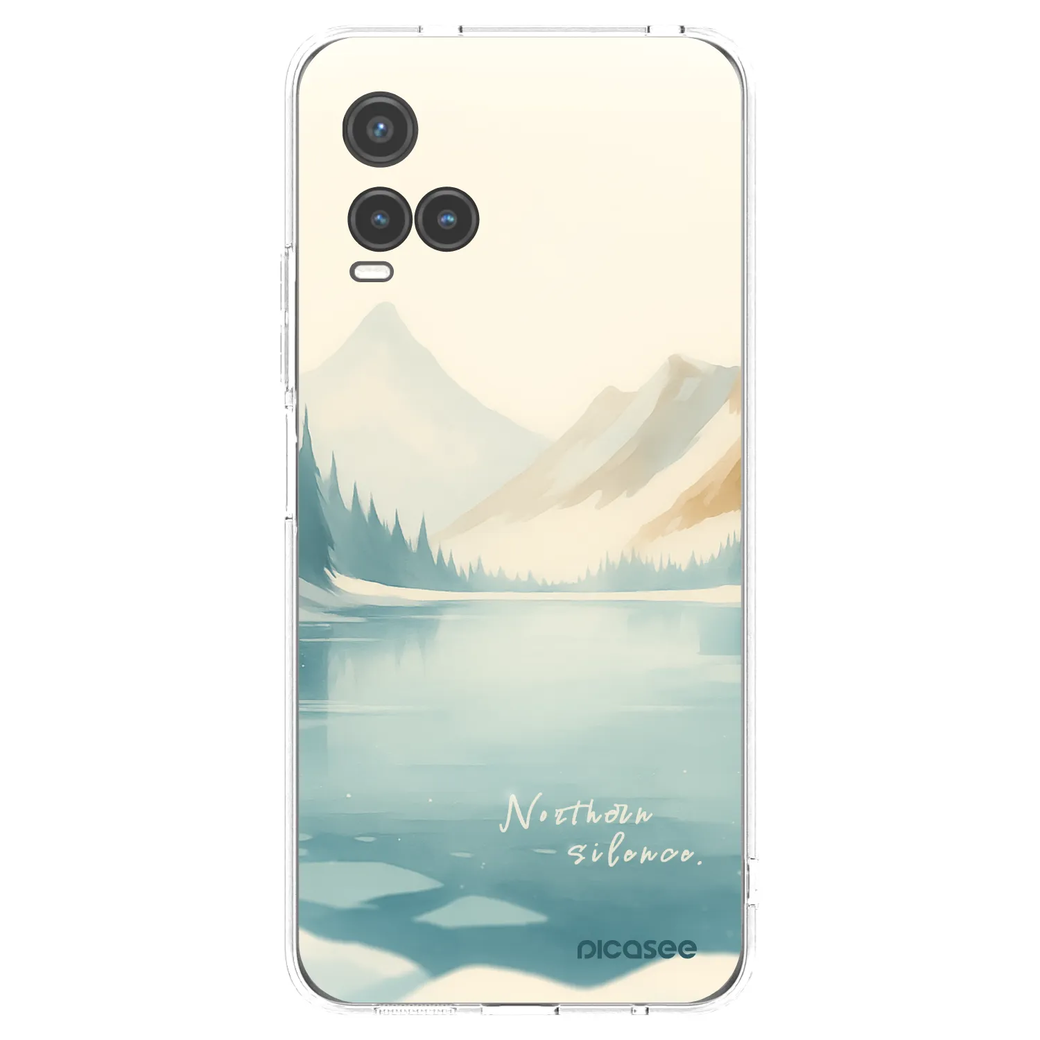 Picasee silikónový prehľadný obal pre Vivo Y33s - NOTHERN SILENCE