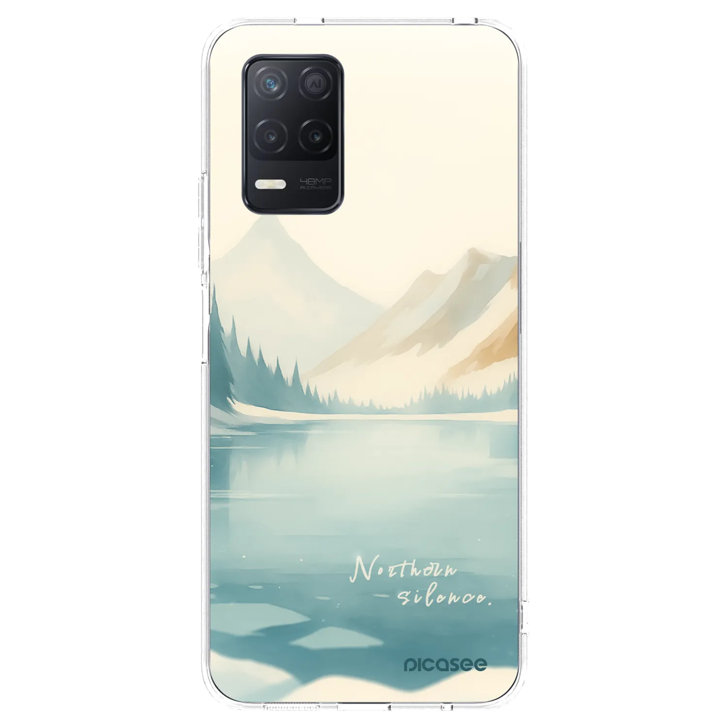 Picasee silikónový prehľadný obal pre Realme 8 5G - NOTHERN SILENCE