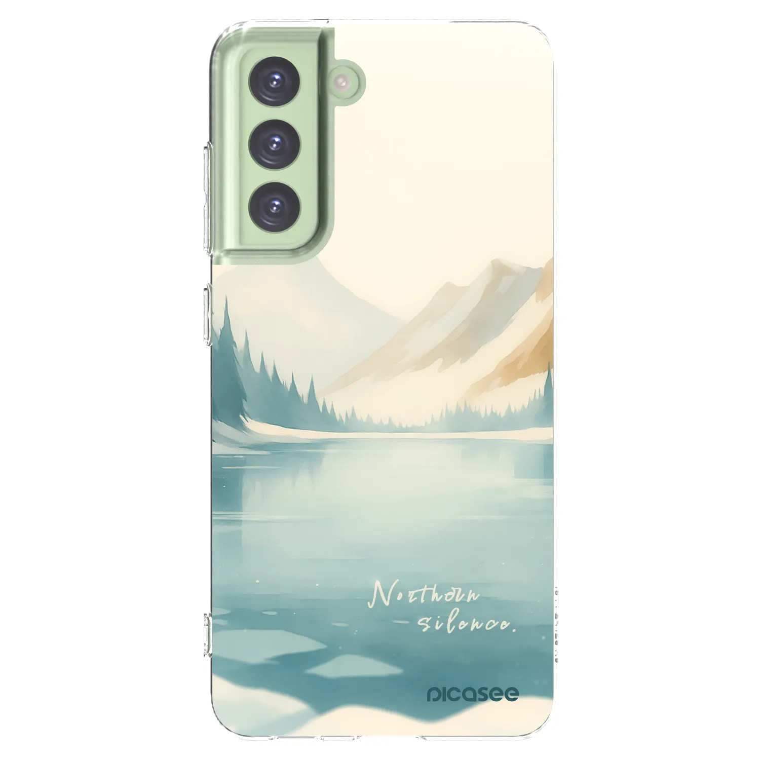 Picasee silikónový prehľadný obal pre Samsung Galaxy S21 FE 5G - NOTHERN SILENCE