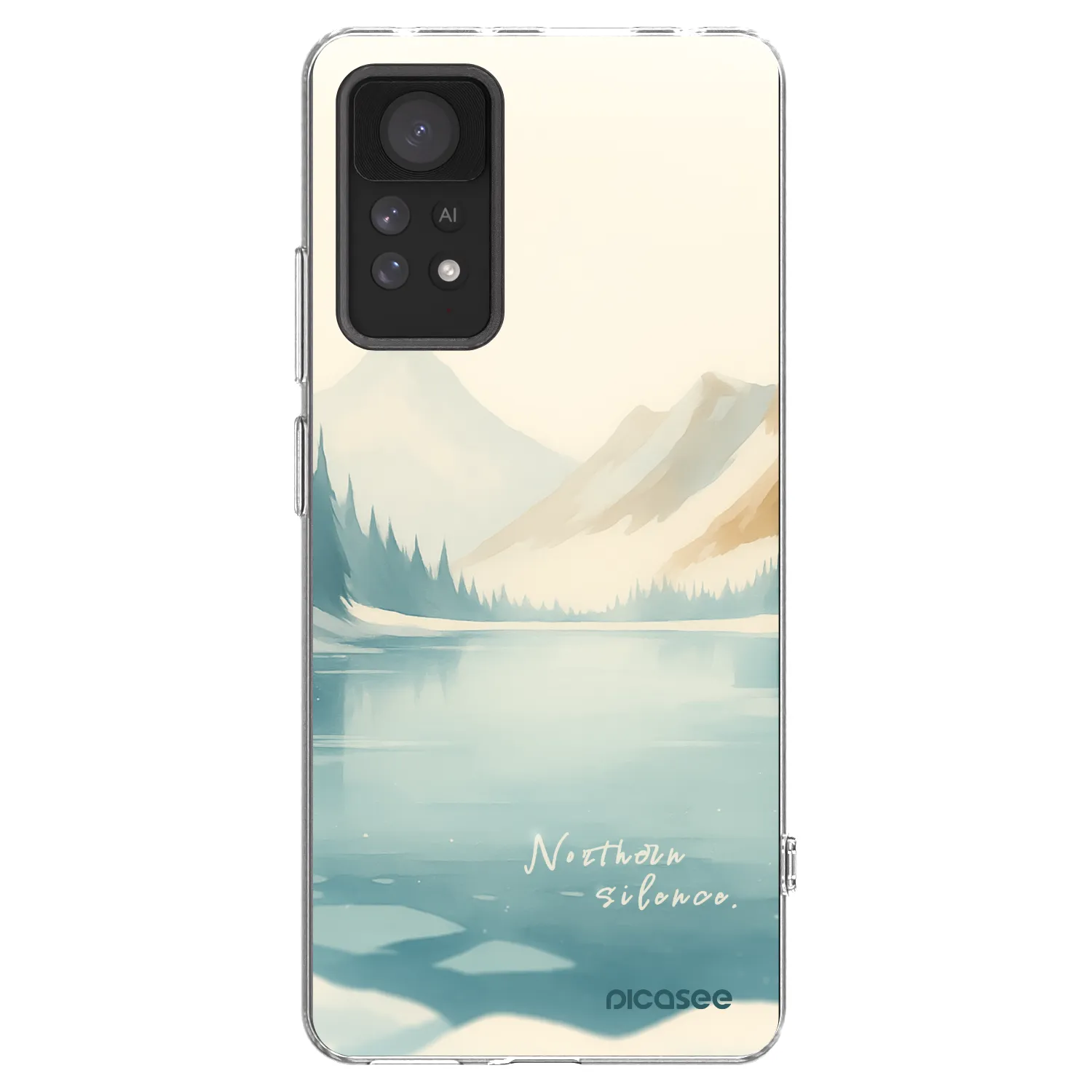 Picasee silikónový prehľadný obal pre Xiaomi Redmi Note 11 Pro - NOTHERN SILENCE