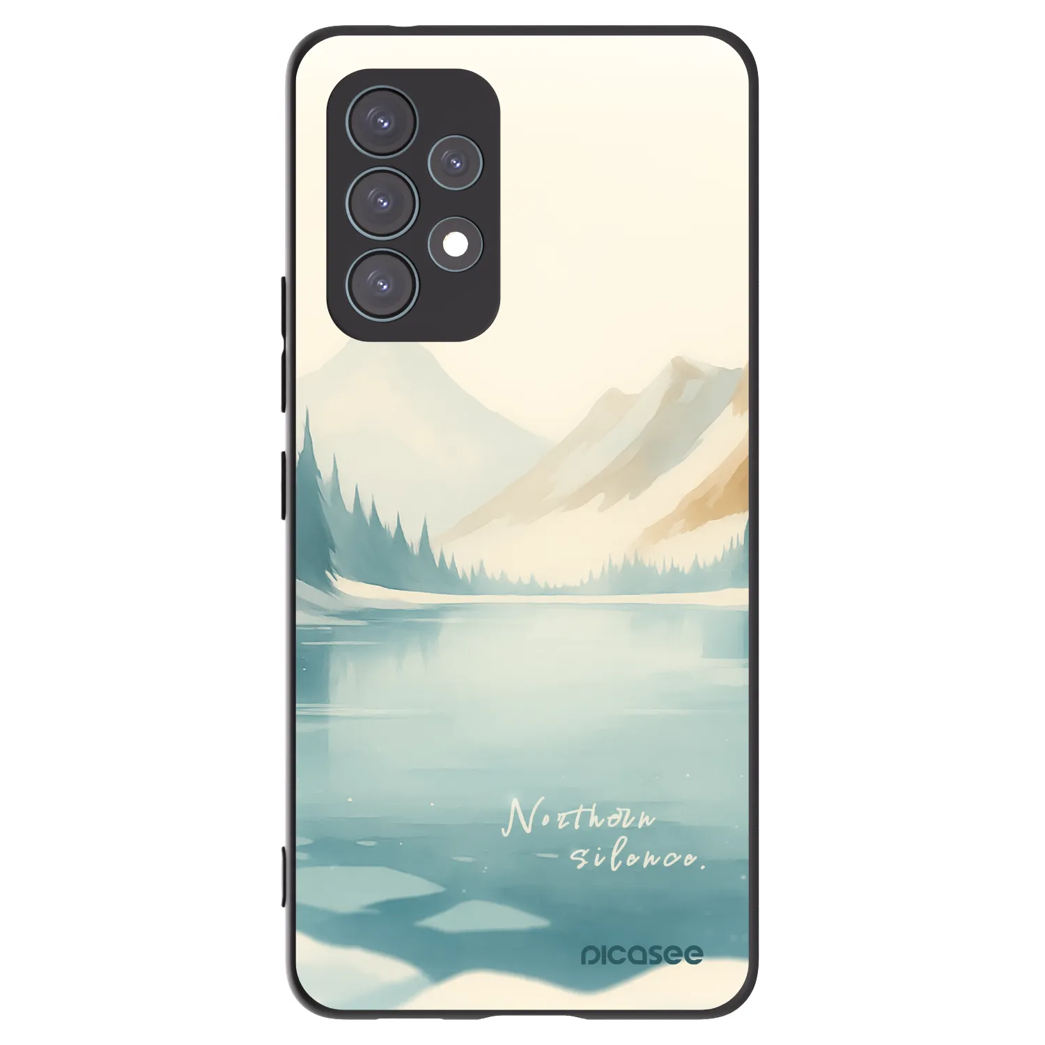 Picasee silikónový čierny obal pre Samsung Galaxy A53 5G A536 - NOTHERN SILENCE