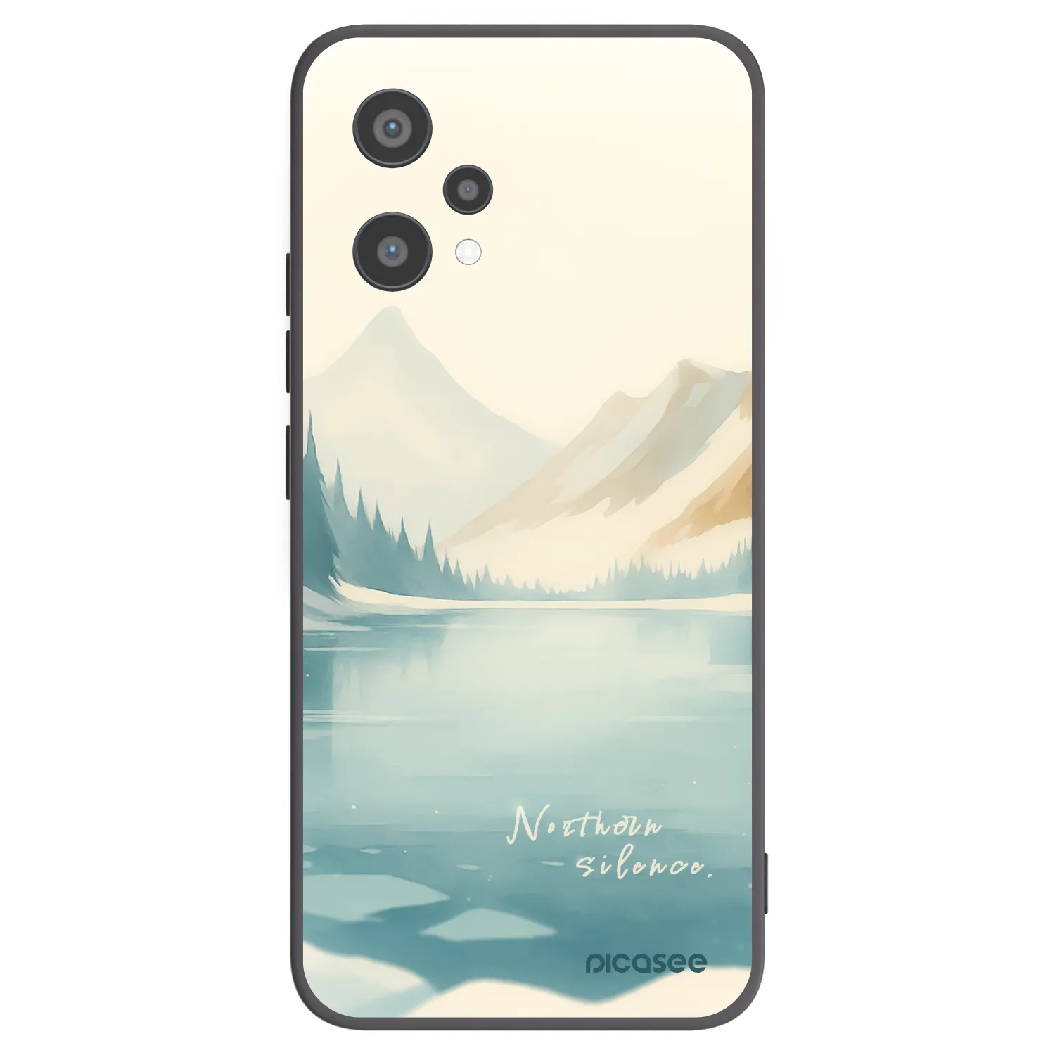 Picasee silikónový čierny obal pre Realme 9 Pro 5G - NOTHERN SILENCE