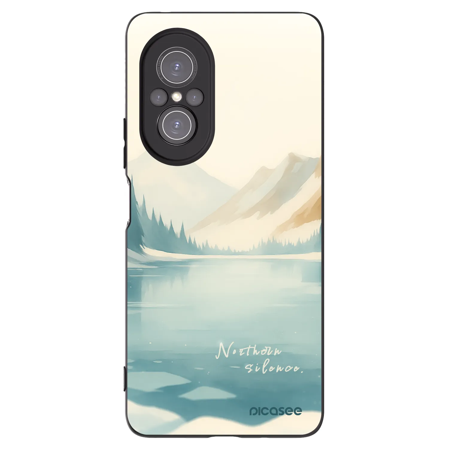 Picasee silikónový čierny obal pre Huawei Nova 9 SE - NOTHERN SILENCE
