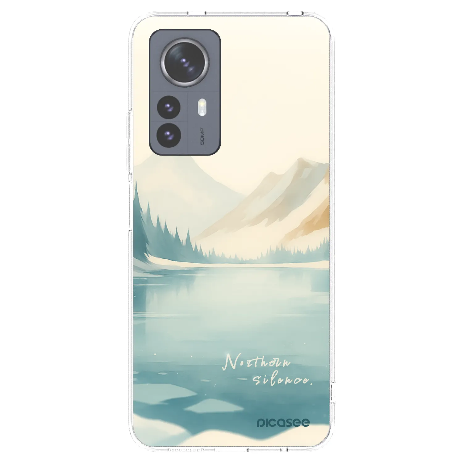 Picasee silikónový prehľadný obal pre Xiaomi 12 Pro - NOTHERN SILENCE