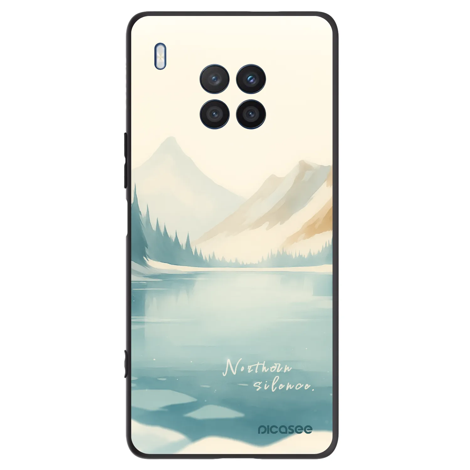 Picasee silikónový čierny obal pre Honor 50 Lite - NOTHERN SILENCE