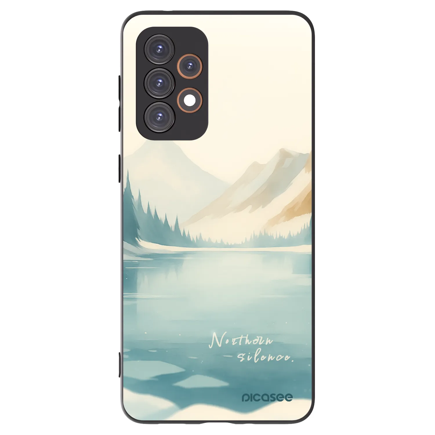 Picasee silikónový čierny obal pre Samsung Galaxy A33 5G A336 - NOTHERN SILENCE