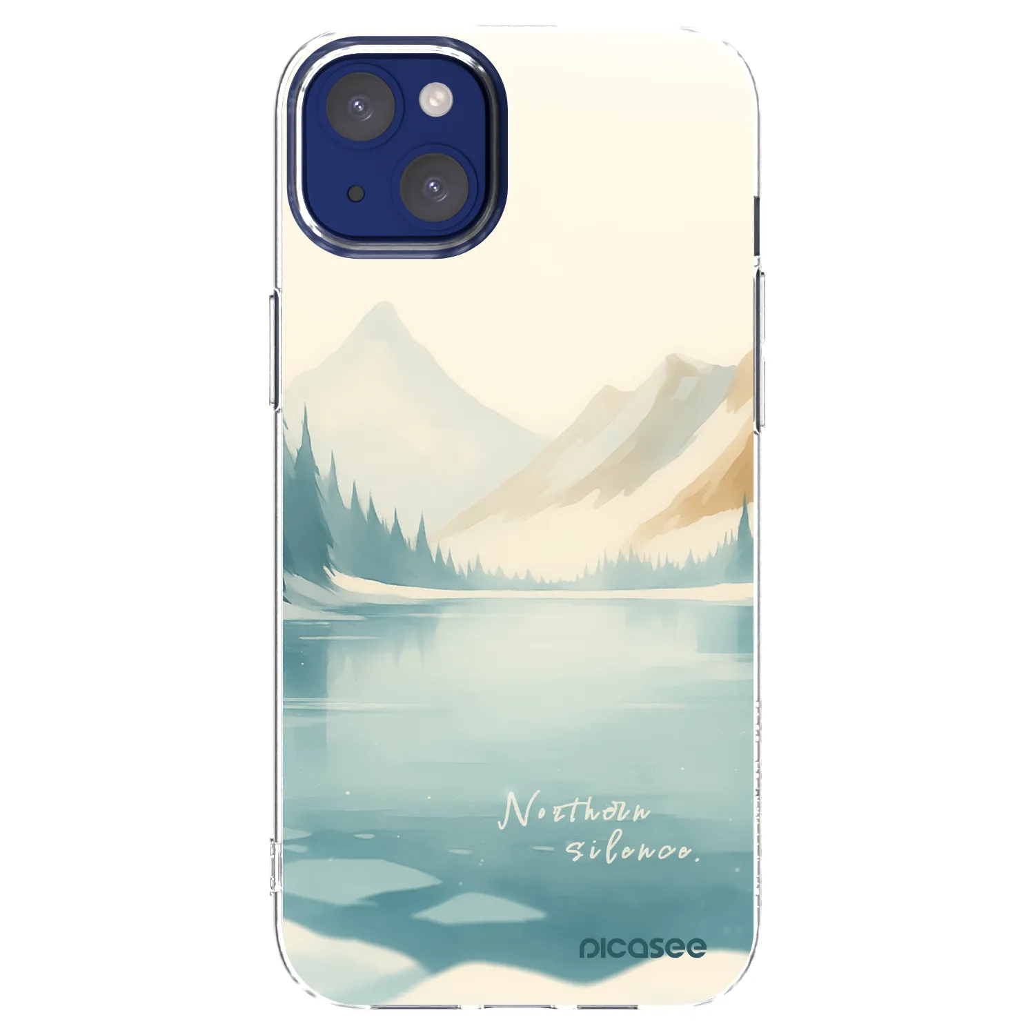 Silikónový prehľadný obal pre Apple iPhone 14 Plus - NOTHERN SILENCE
