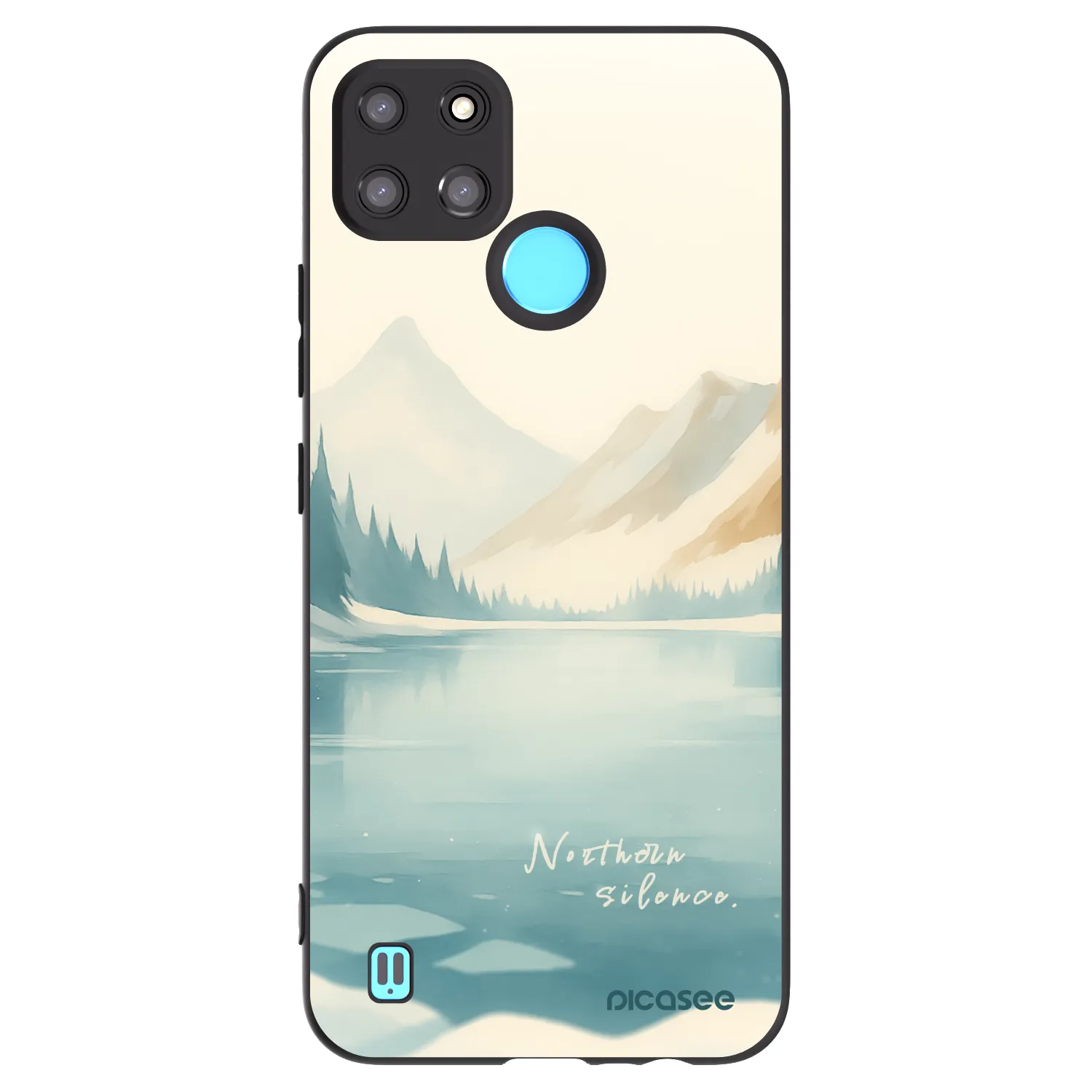 Picasee silikónový čierny obal pre Realme C21Y - NOTHERN SILENCE