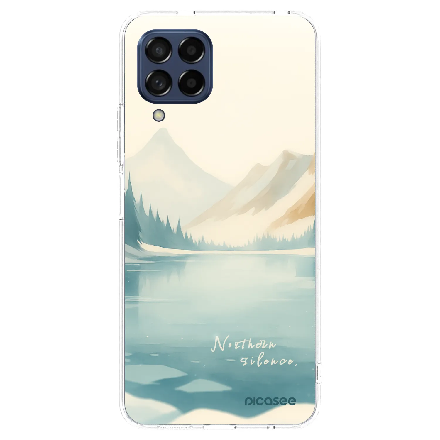 Picasee silikónový prehľadný obal pre Samsung Galaxy M53 5G - NOTHERN SILENCE