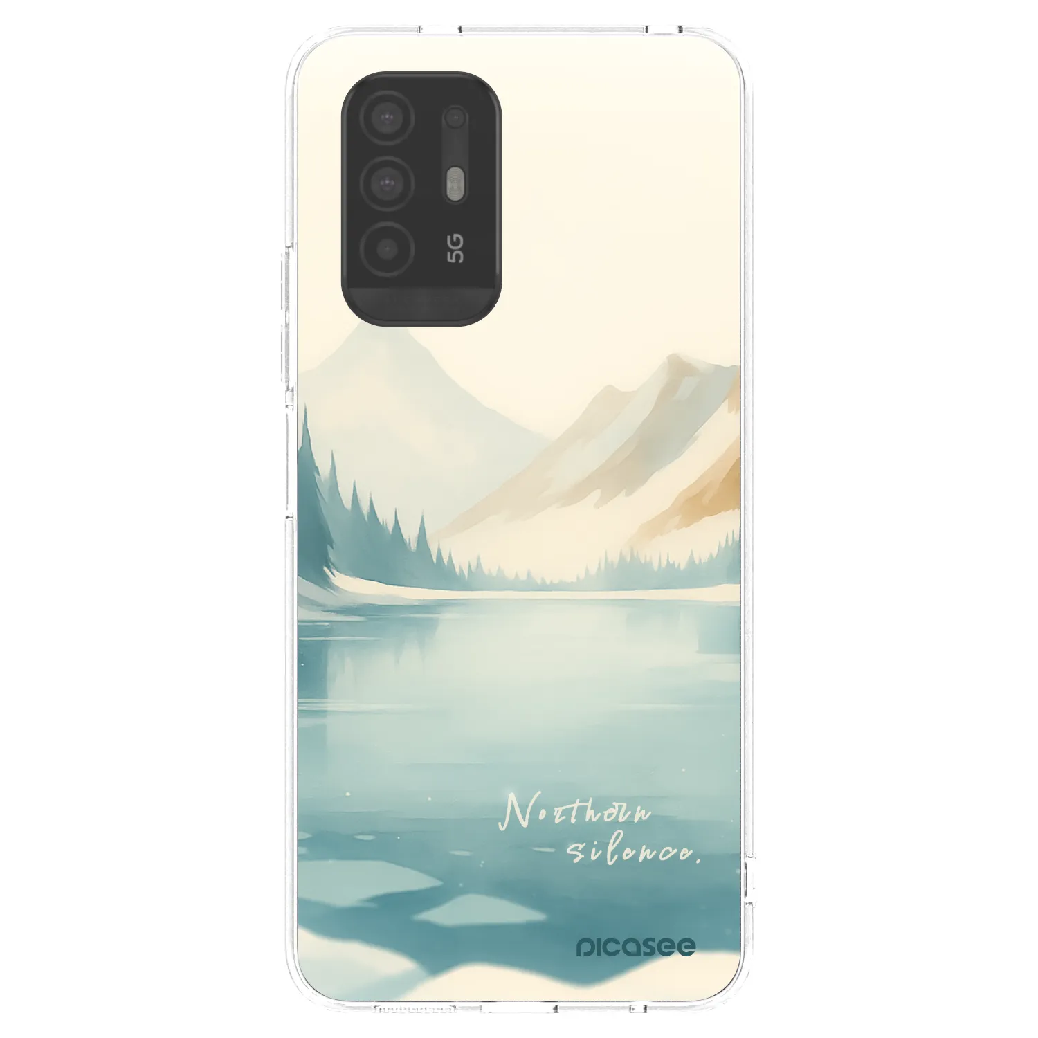 Picasee silikónový prehľadný obal pre OPPO A94 5G - NOTHERN SILENCE