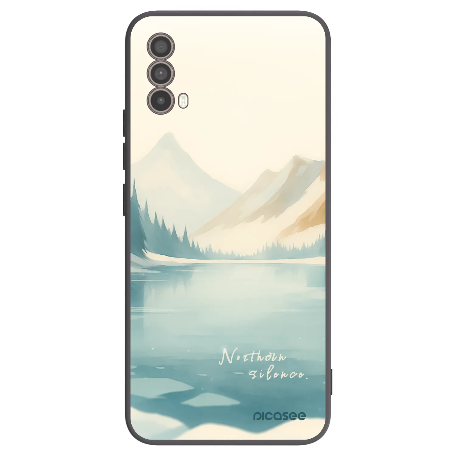 Picasee silikónový čierny obal pre Motorola Moto E40 - NOTHERN SILENCE