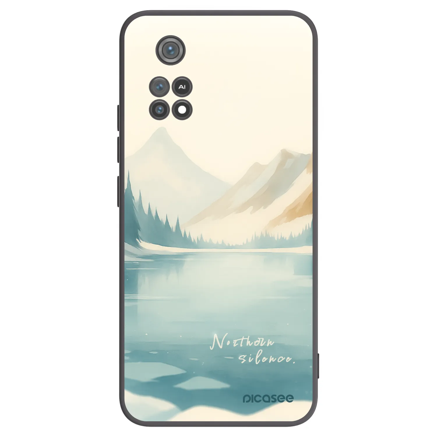 Picasee silikónový čierny obal pre Xiaomi Poco M4 Pro - NOTHERN SILENCE