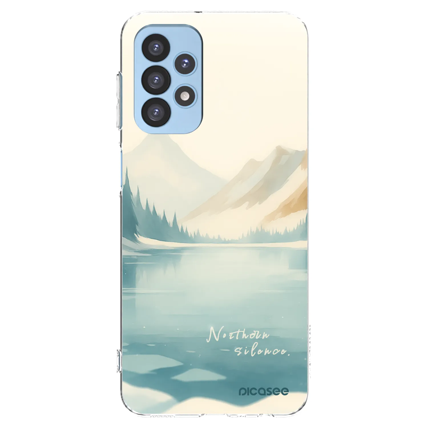 Picasee silikónový prehľadný obal pre Samsung Galaxy A23 A235F 4G - NOTHERN SILENCE