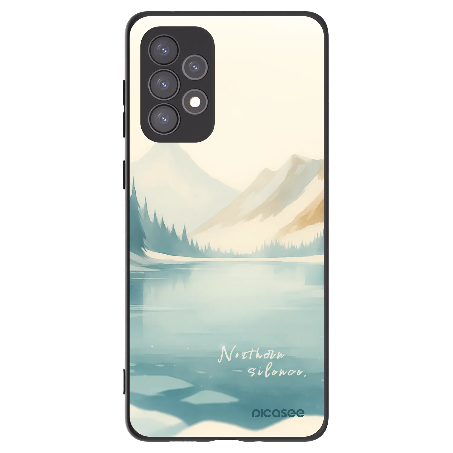 Picasee silikónový čierny obal pre Samsung Galaxy A73 5G - NOTHERN SILENCE