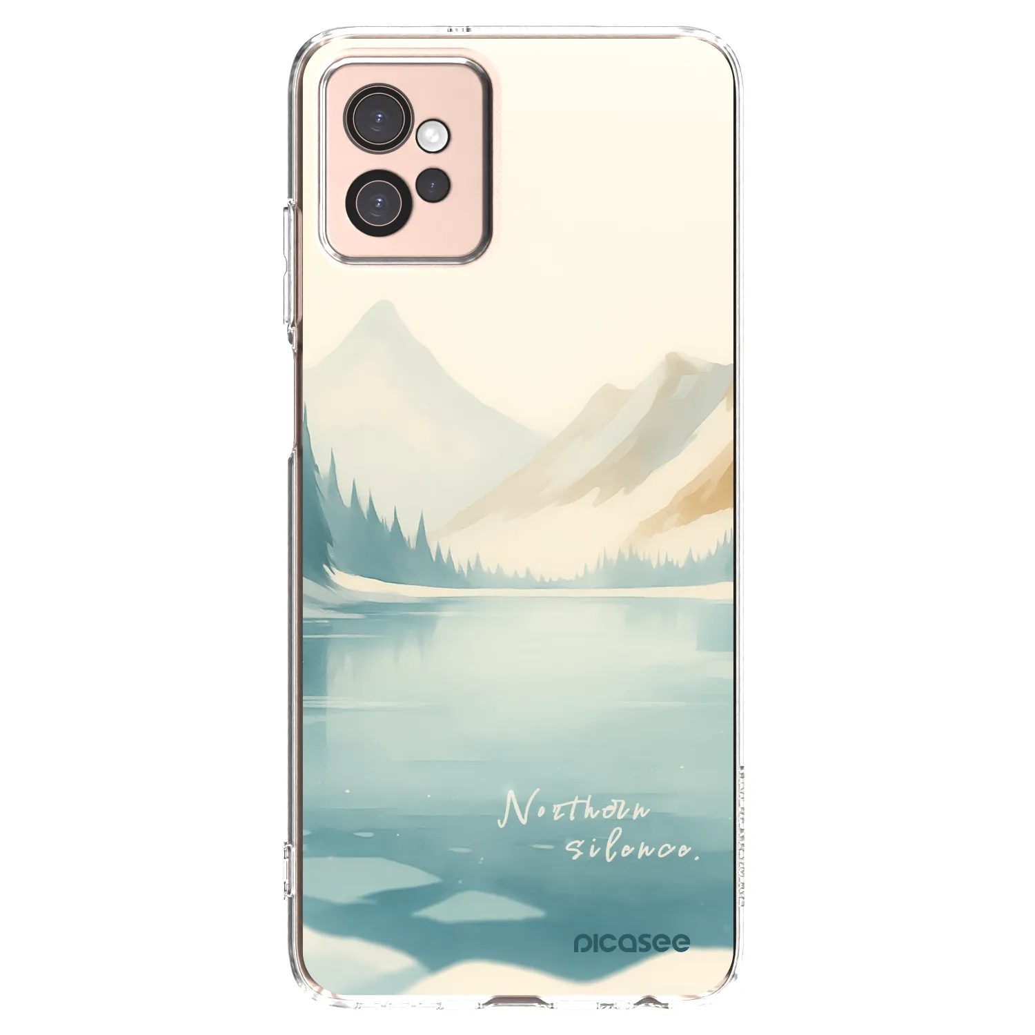 Picasee silikónový prehľadný obal pre Motorola Moto G32 - NOTHERN SILENCE