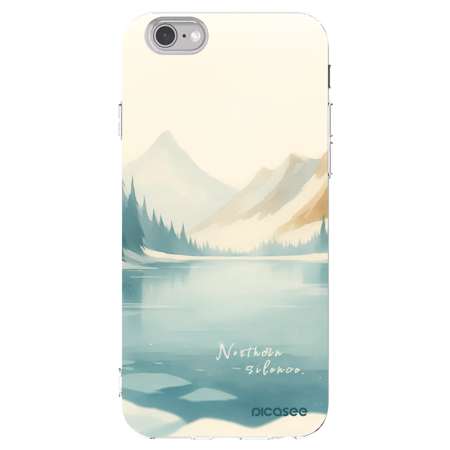 Picasee silikónový prehľadný obal pre Apple iPhone 6/6S - NOTHERN SILENCE
