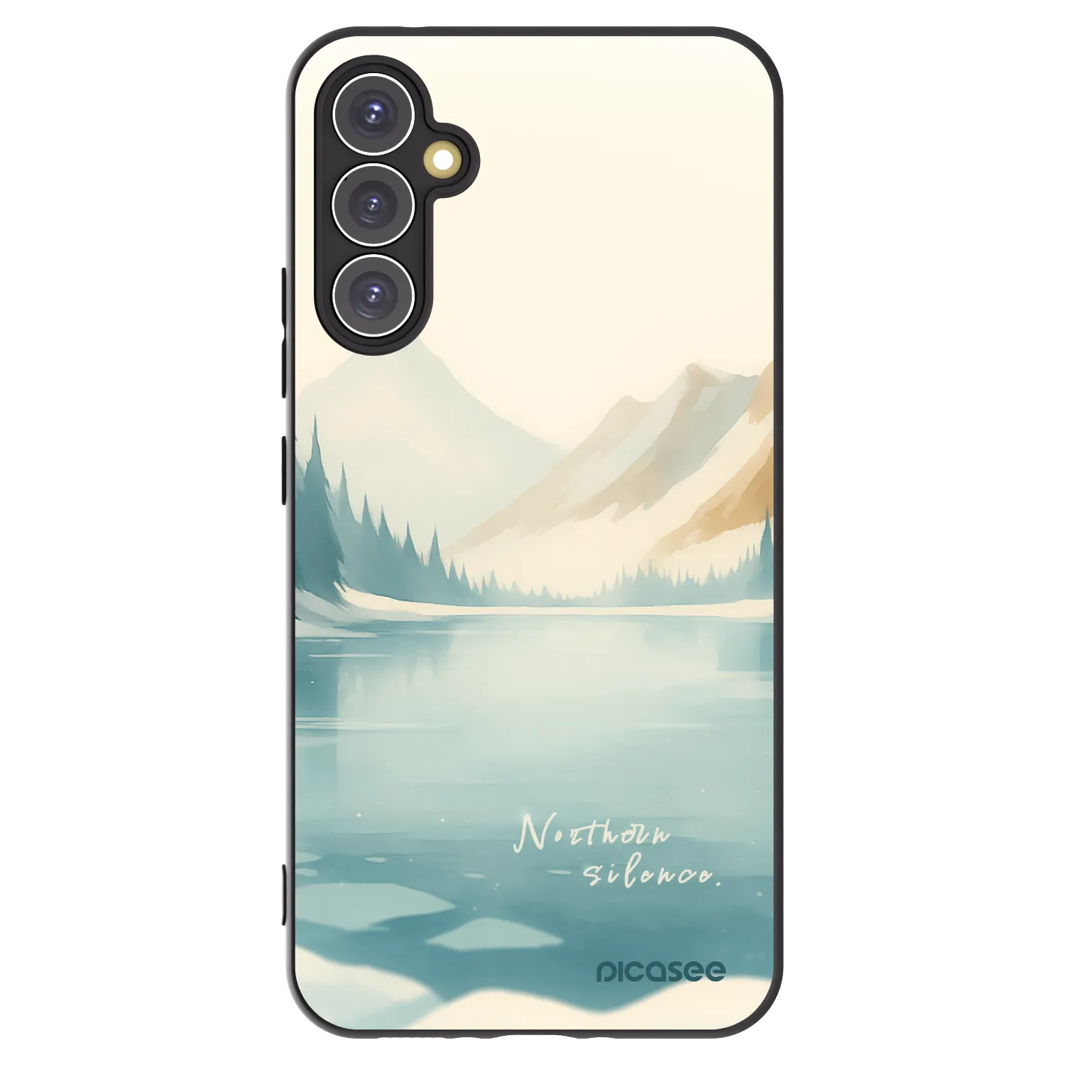 Picasee silikónový čierny obal pre Samsung Galaxy A34 5G A346B - NOTHERN SILENCE