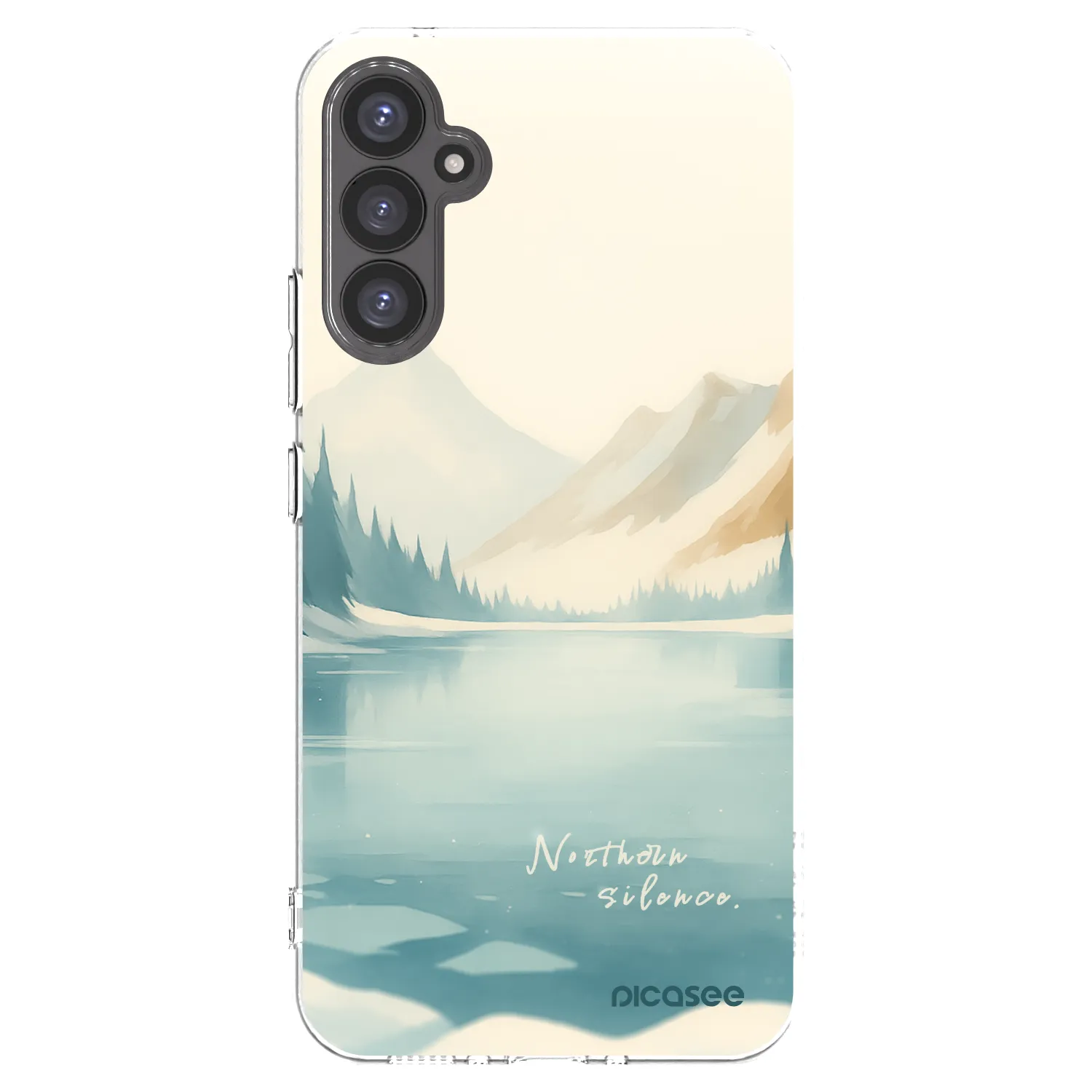 Picasee silikónový prehľadný obal pre Samsung Galaxy A34 5G A346B - NOTHERN SILENCE