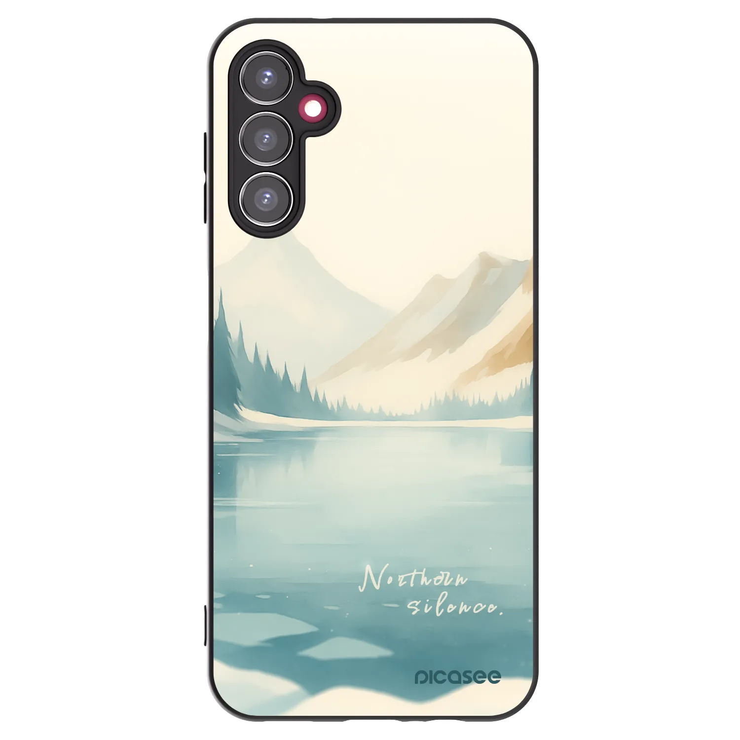 Picasee silikónový čierny obal pre Samsung Galaxy A14 5G A146P - NOTHERN SILENCE