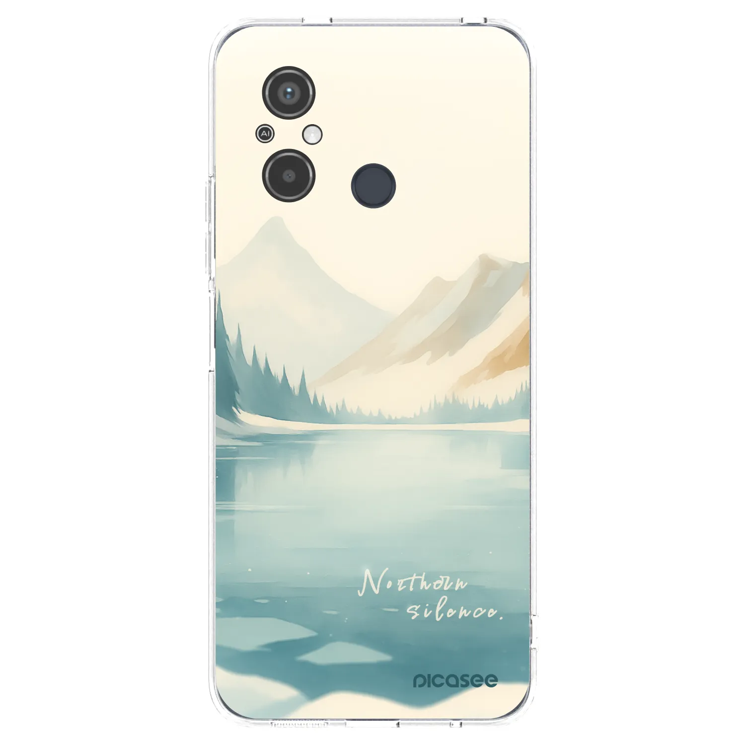 Silikónový prehľadný obal pre Xiaomi Redmi 12C - NOTHERN SILENCE