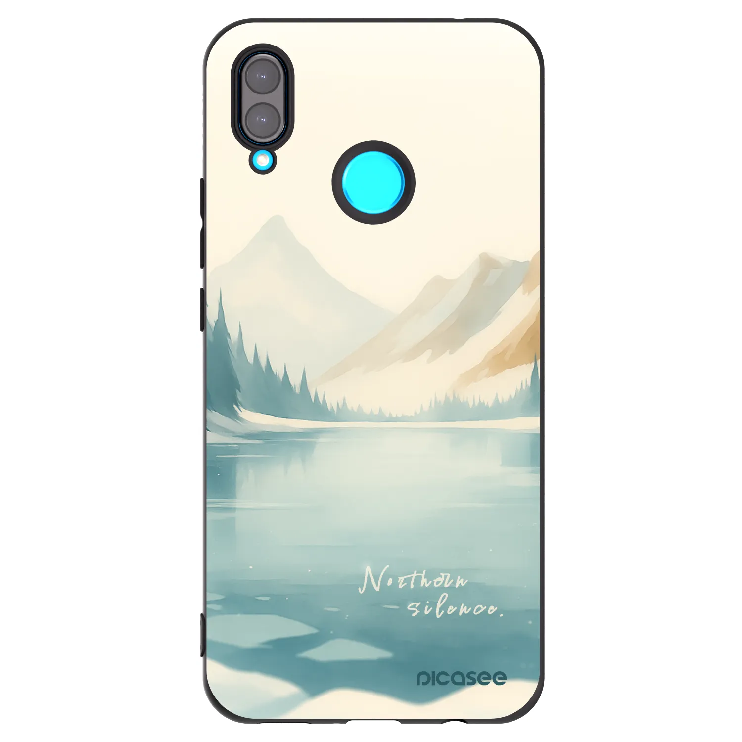 Picasee silikónový čierny obal pre Huawei Nova 3 - NOTHERN SILENCE