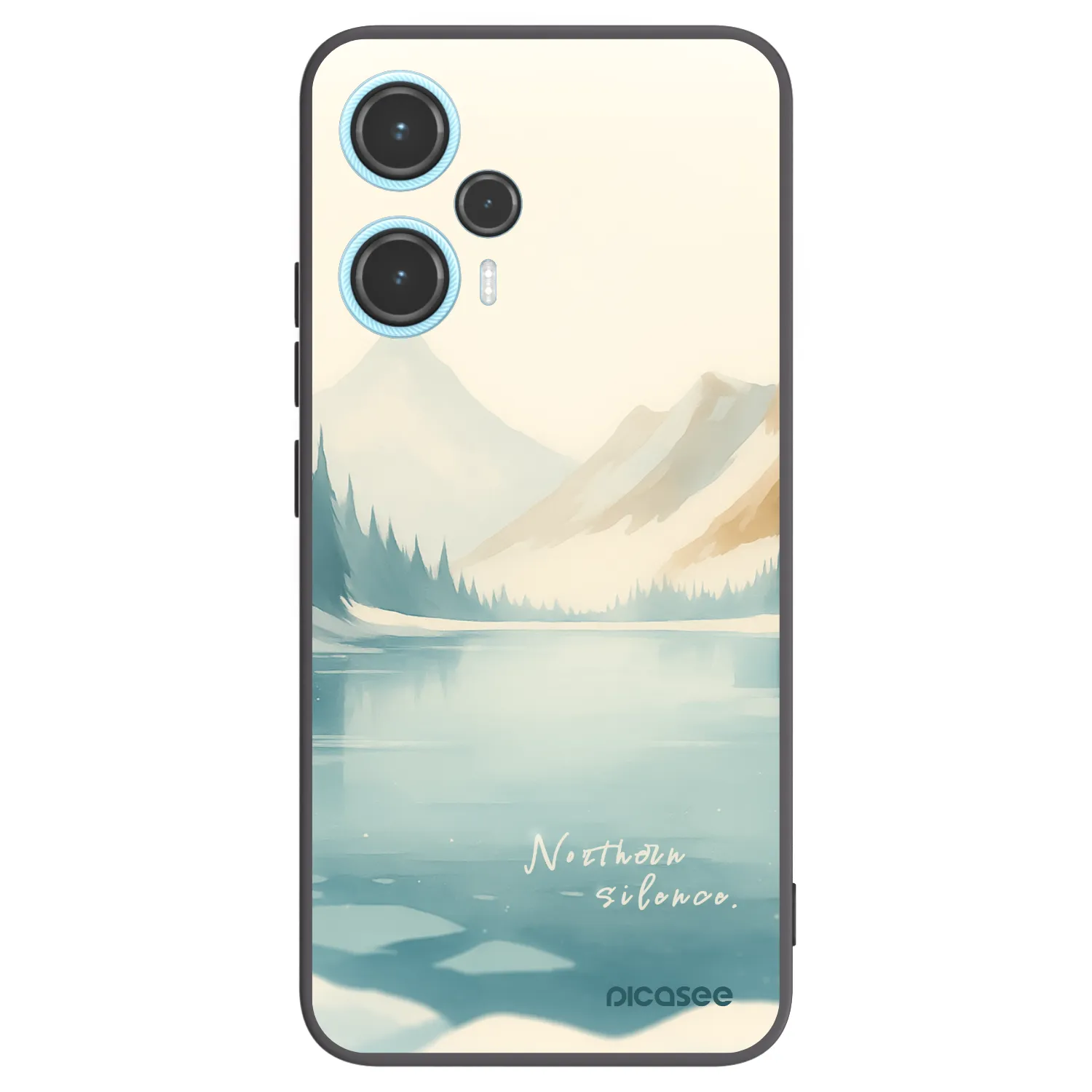 Picasee silikónový čierny obal pre Xiaomi Poco F5 - NOTHERN SILENCE