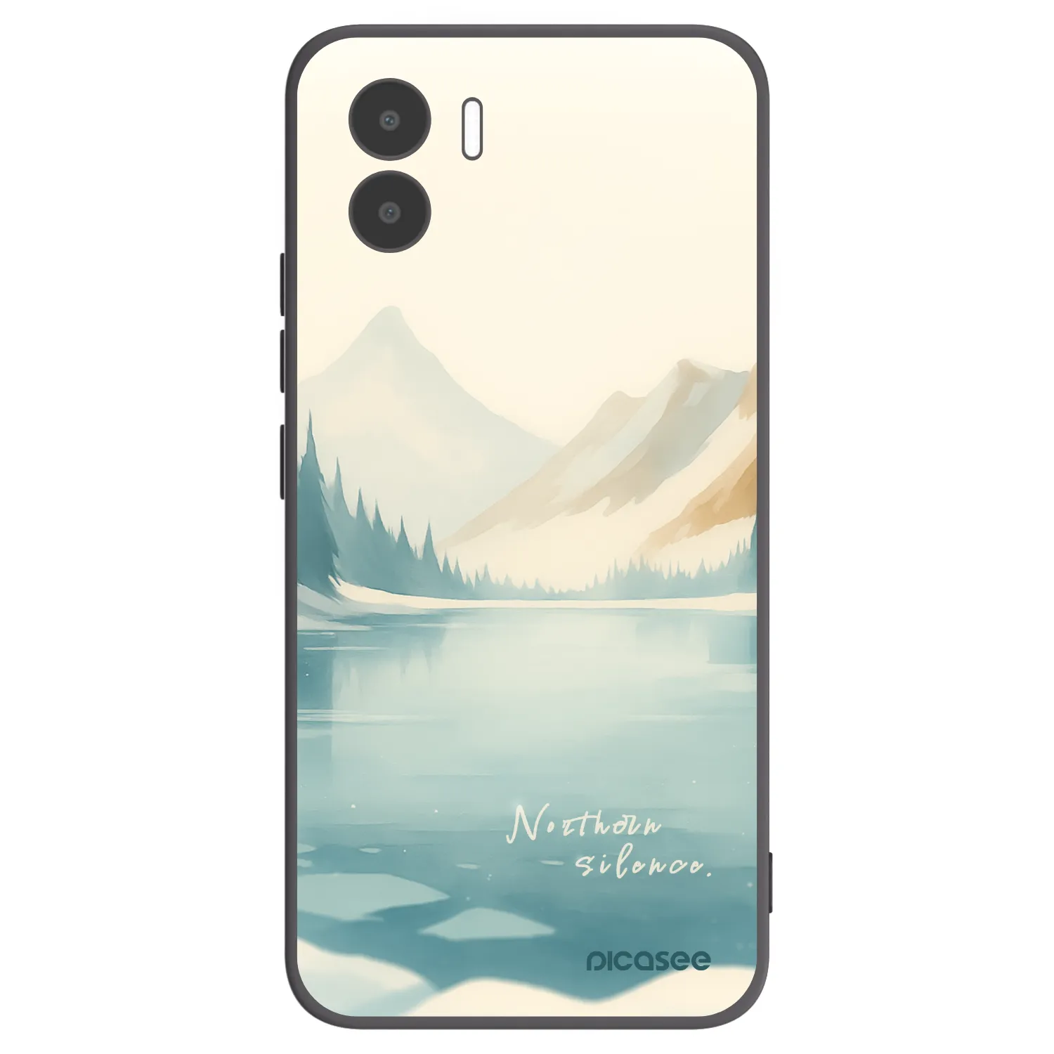 Picasee silikónový čierny obal pre Xiaomi Redmi A2 - NOTHERN SILENCE