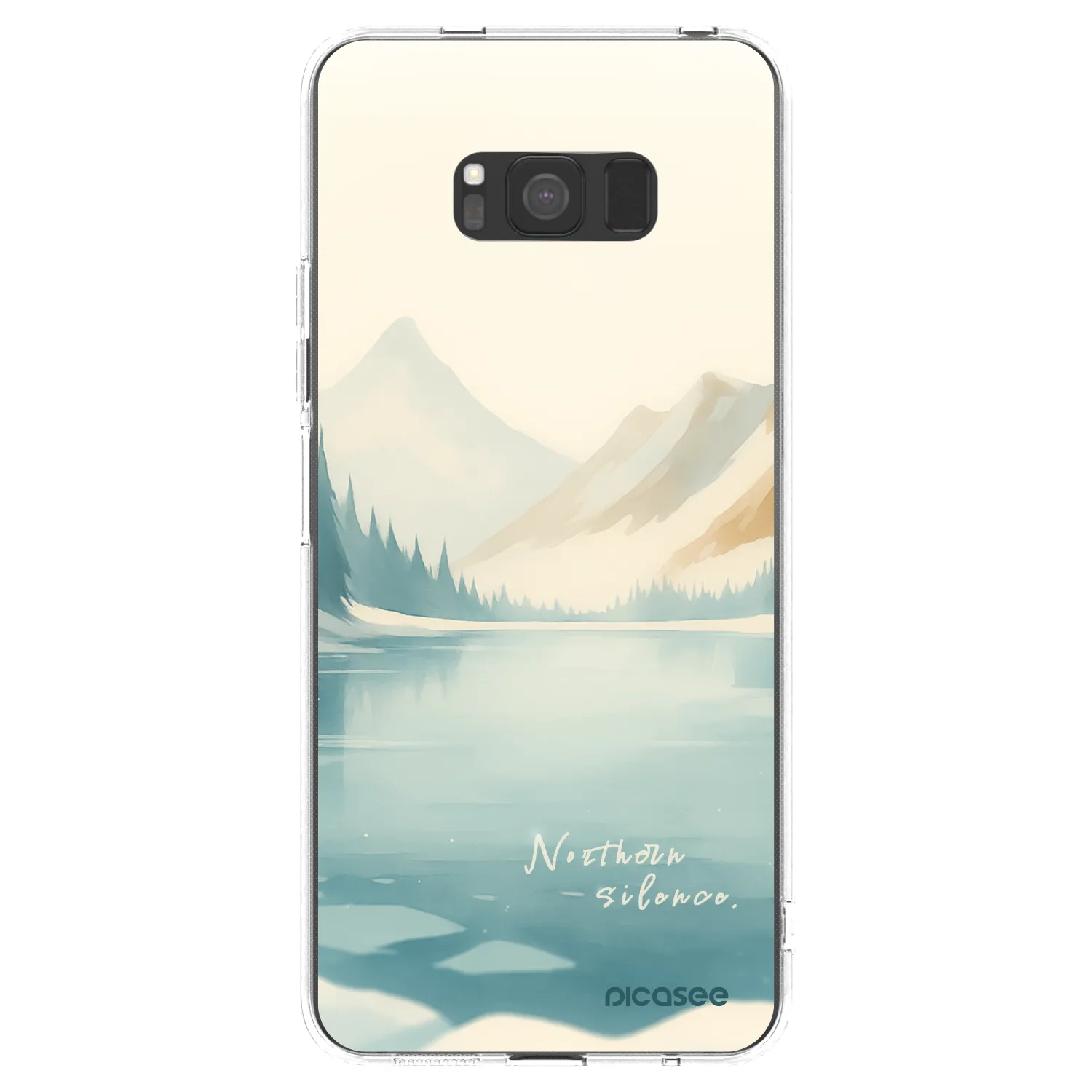 Picasee silikónový prehľadný obal pre Samsung Galaxy S8 G950F - NOTHERN SILENCE
