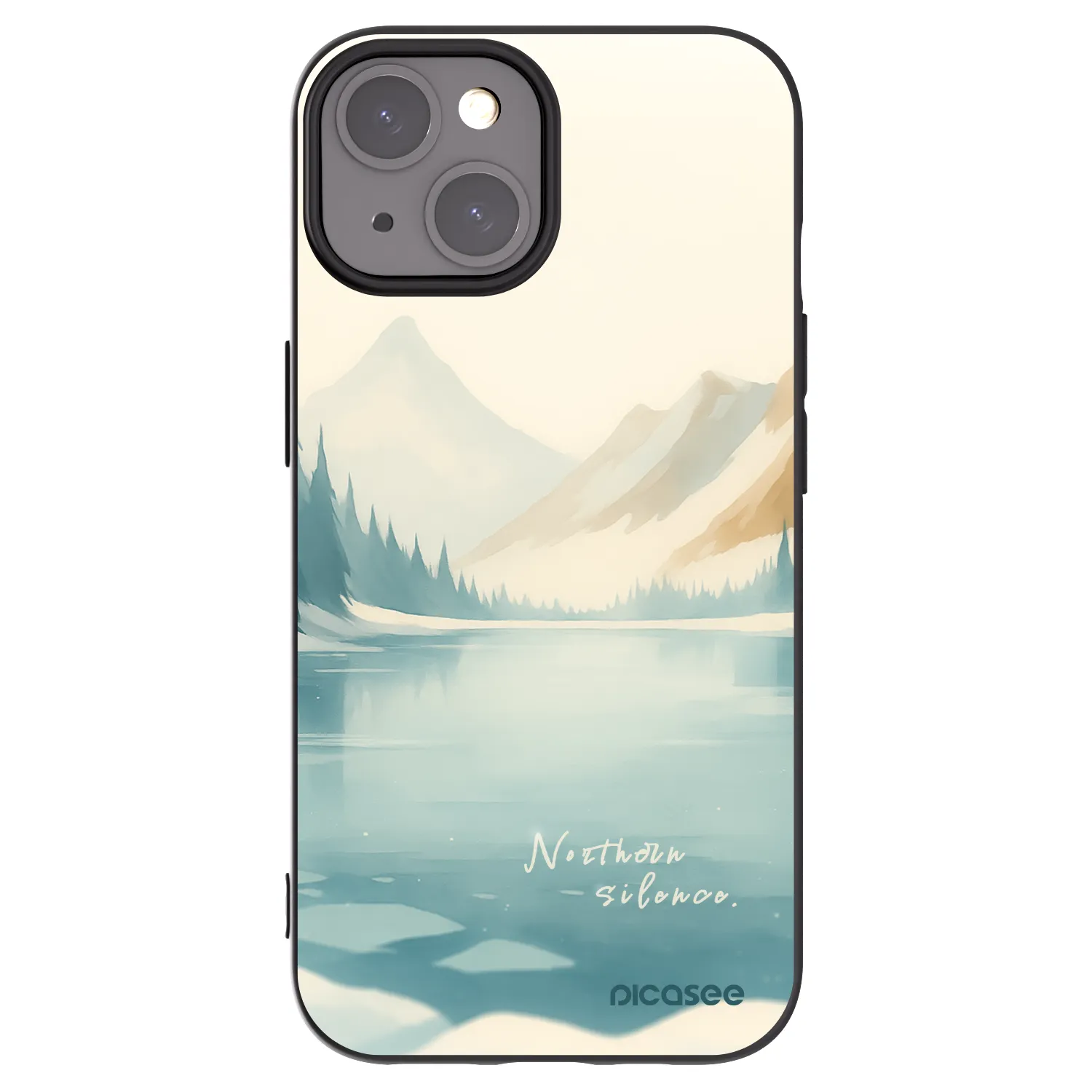 Silikónový čierny obal pre Apple iPhone 15 - NOTHERN SILENCE