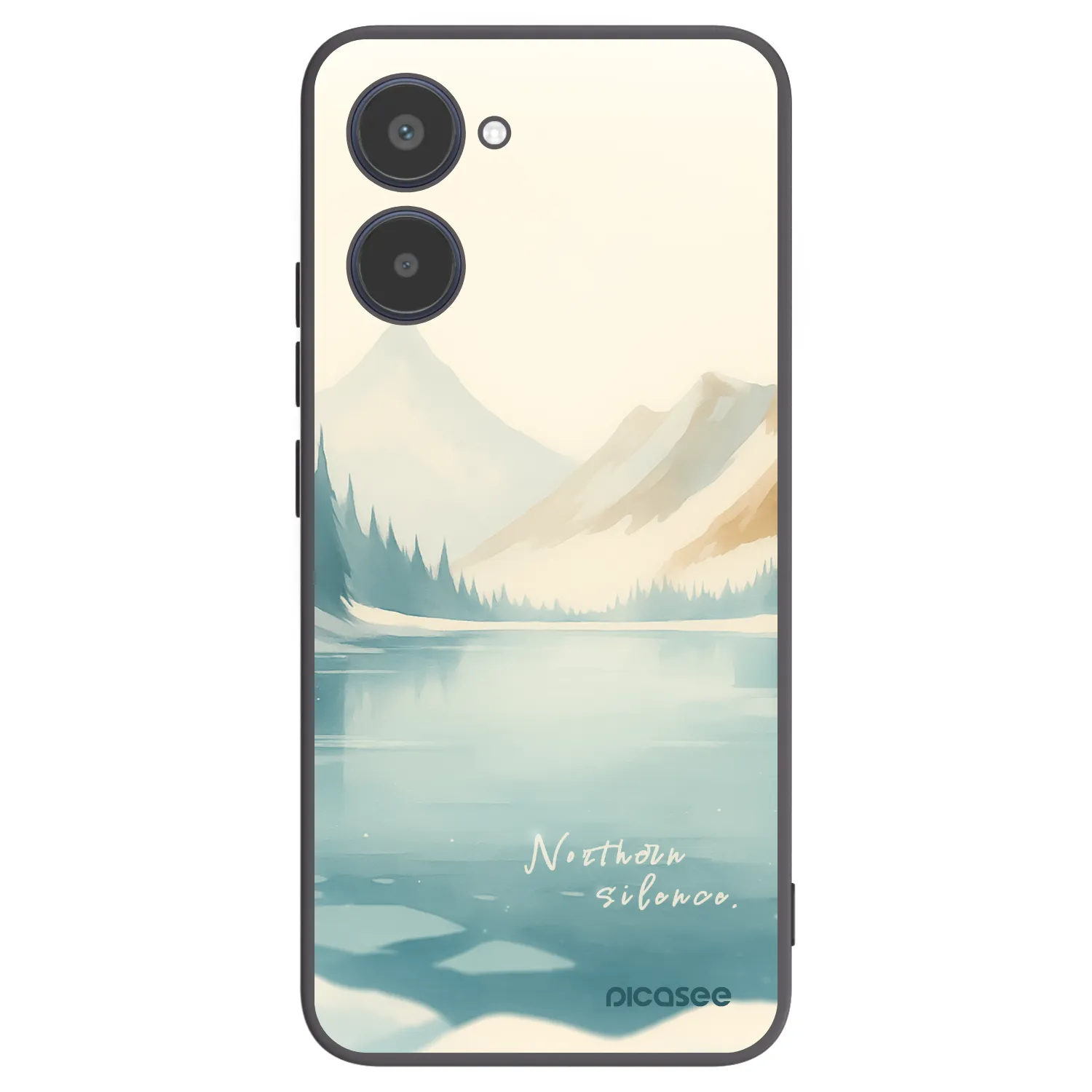 Picasee silikónový čierny obal pre Realme 10 4G - NOTHERN SILENCE