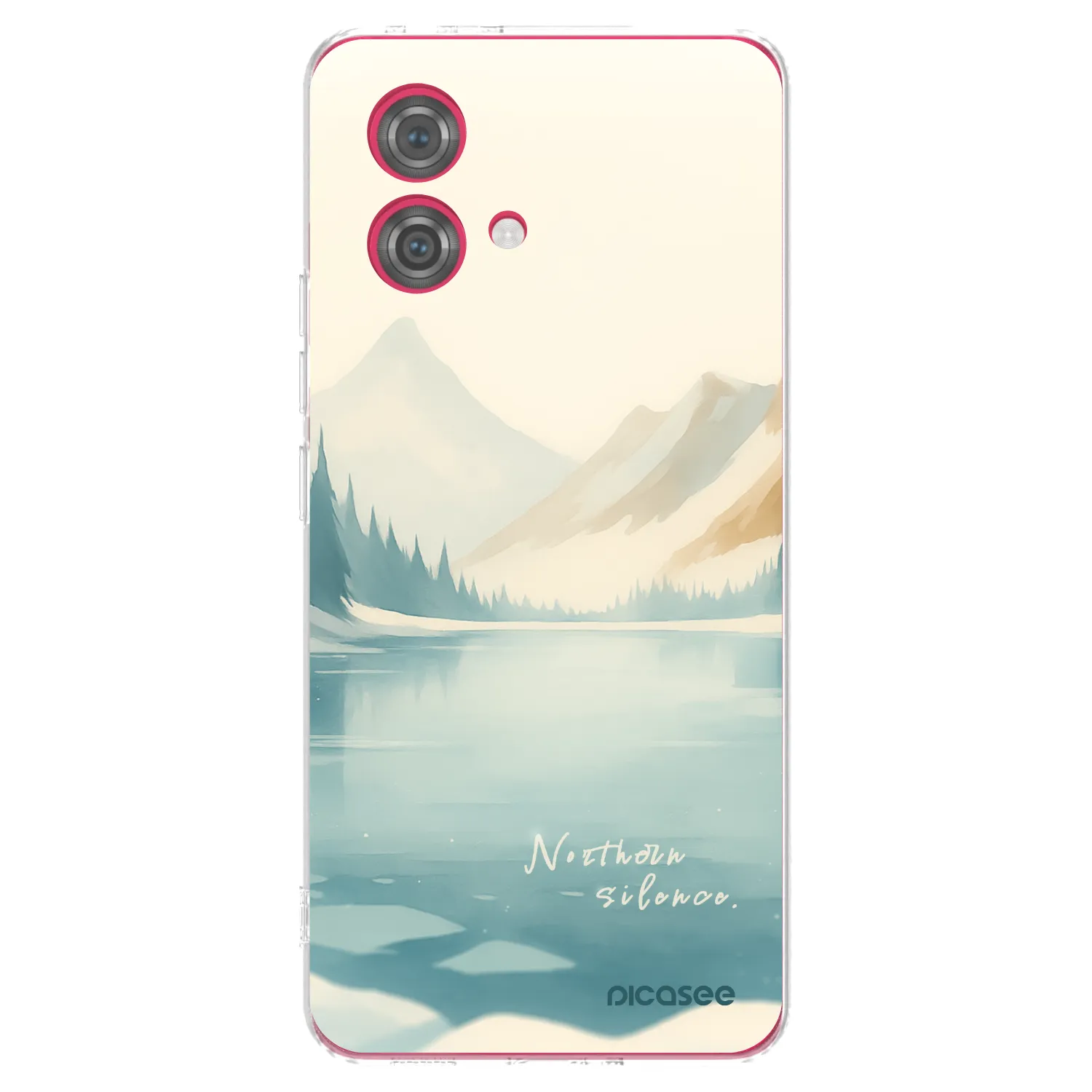 Silikónový prehľadný obal pre Motorola Moto G84 5G - NOTHERN SILENCE