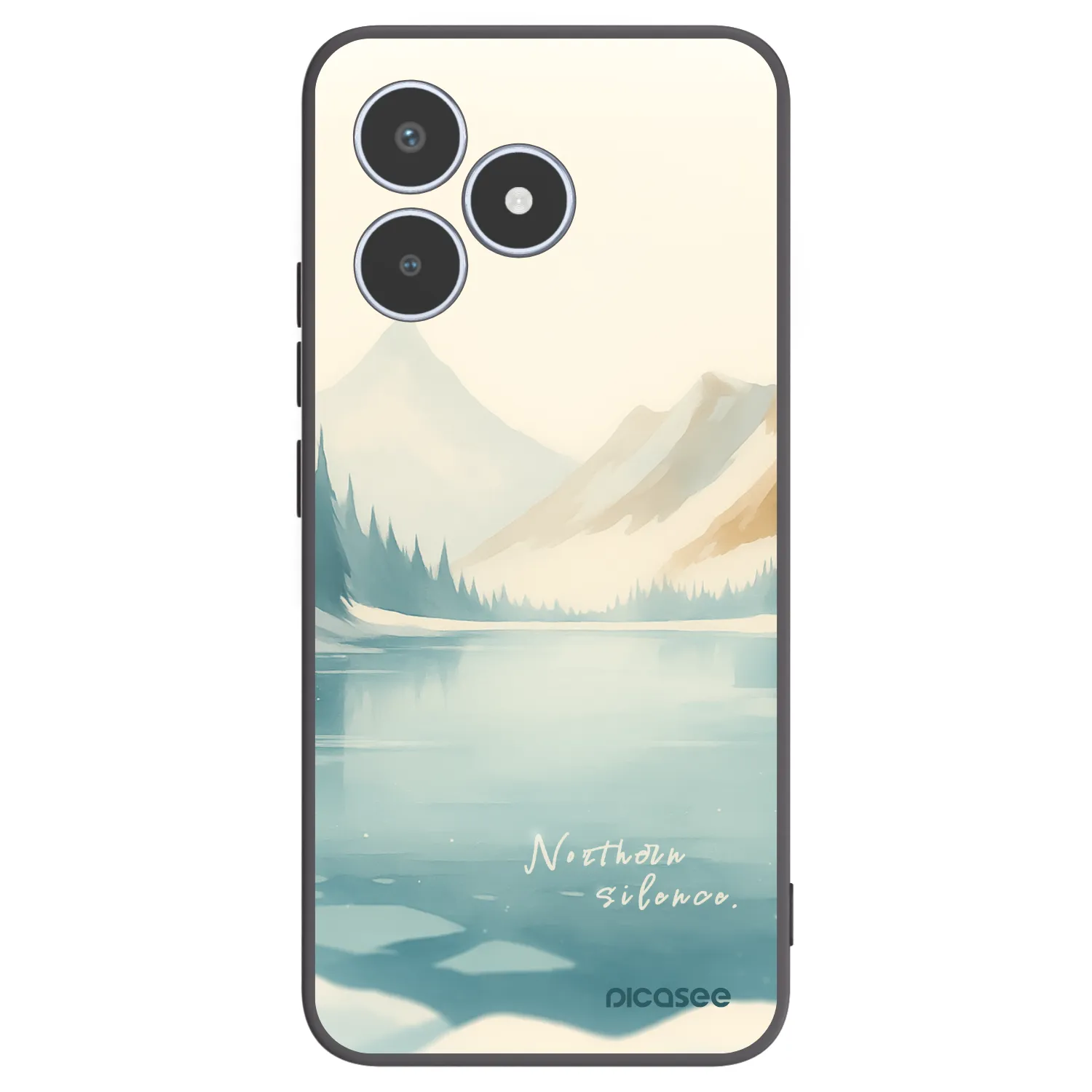 Picasee silikónový čierny obal pre Realme C53 - NOTHERN SILENCE