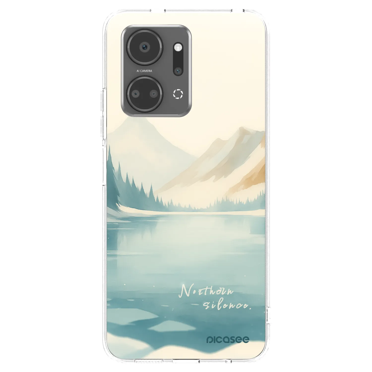 Picasee silikónový prehľadný obal pre Honor X7a - NOTHERN SILENCE