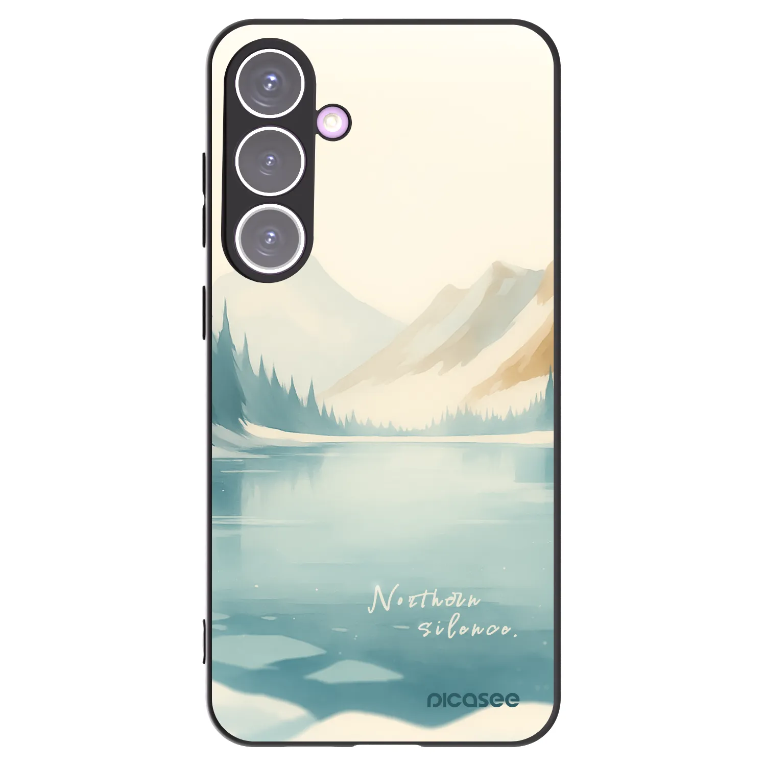Picasee silikónový čierny obal pre Samsung Galaxy S24+ S926B 5G - NOTHERN SILENCE