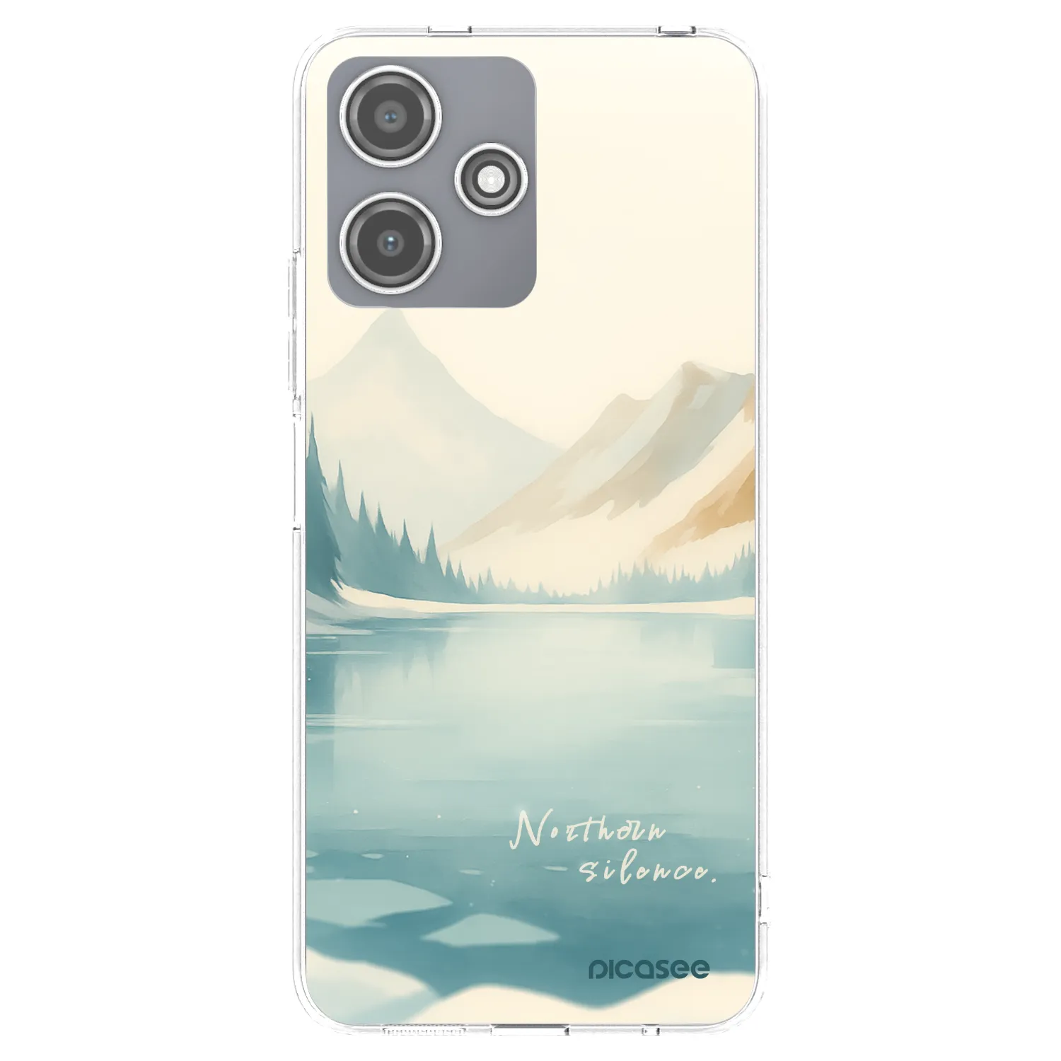 Picasee silikónový prehľadný obal pre Xiaomi Redmi 12 5G - NOTHERN SILENCE