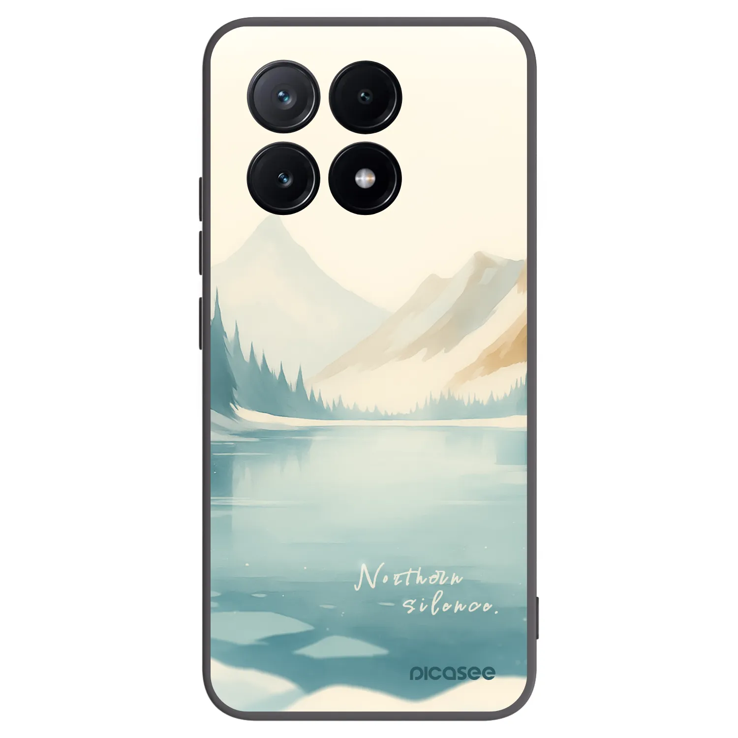 Picasee silikónový čierny obal pre Xiaomi Poco X6 Pro - NOTHERN SILENCE