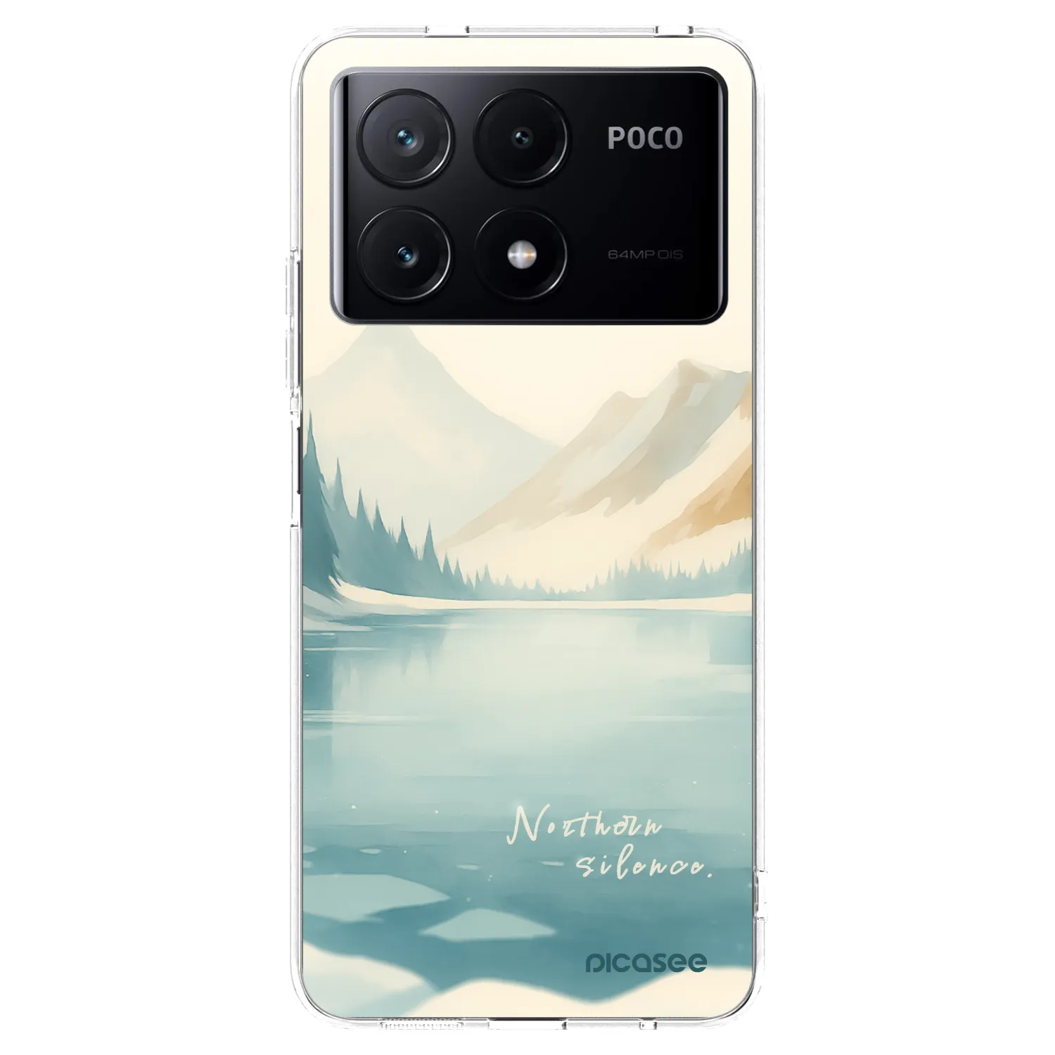 Picasee silikónový prehľadný obal pre Xiaomi Poco X6 Pro - NOTHERN SILENCE
