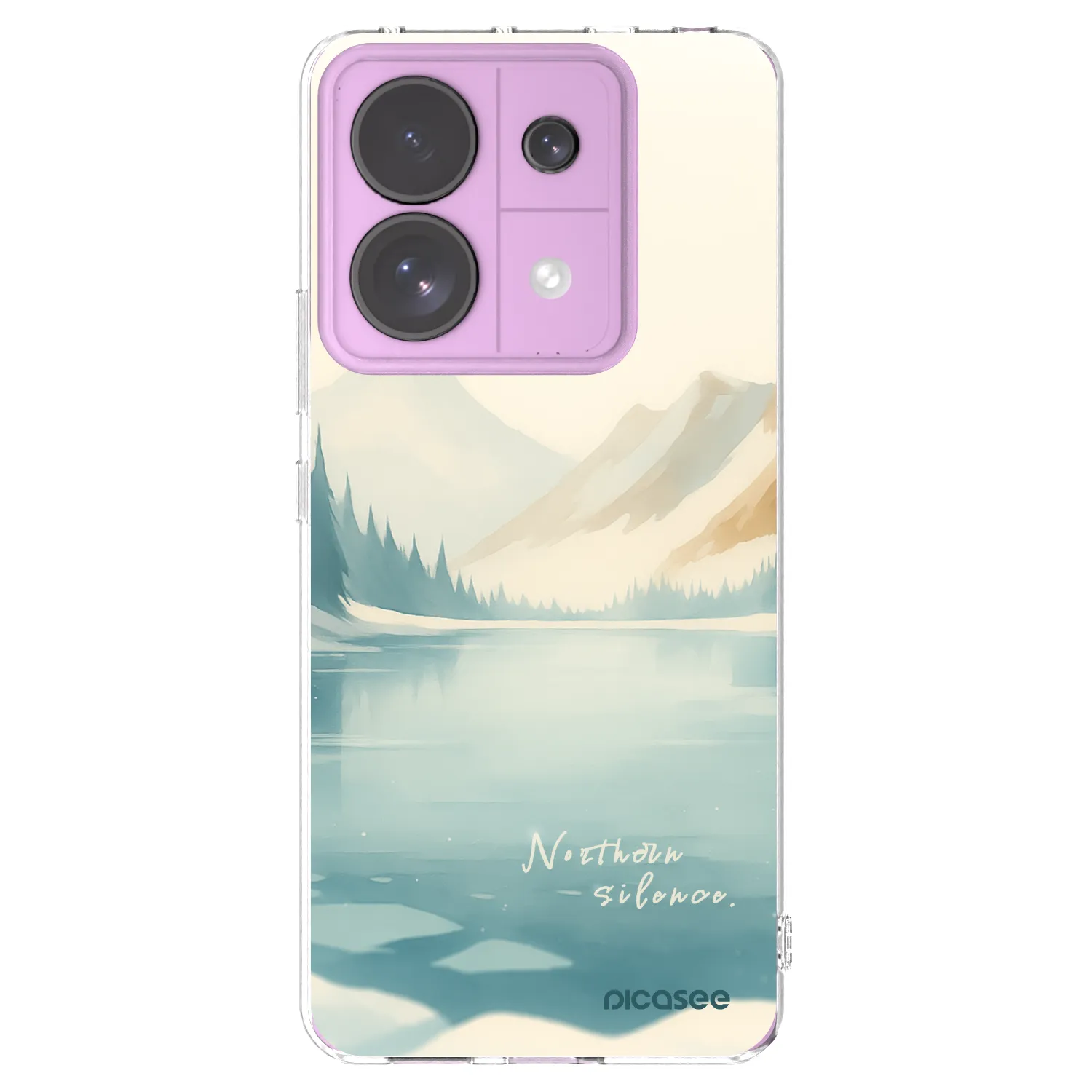 Picasee silikónový prehľadný obal pre Xiaomi Redmi Note 13 Pro 5G - NOTHERN SILENCE