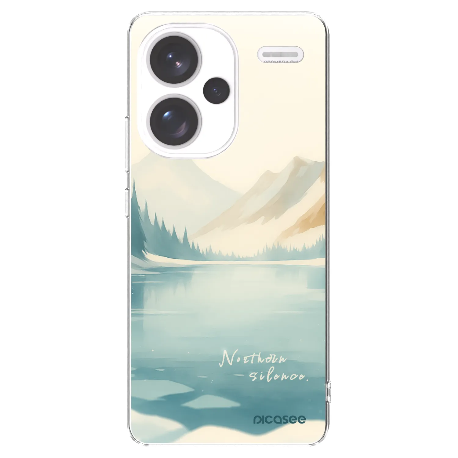 Picasee silikónový prehľadný obal pre Xiaomi Redmi Note 13 Pro+ 5G - NOTHERN SILENCE